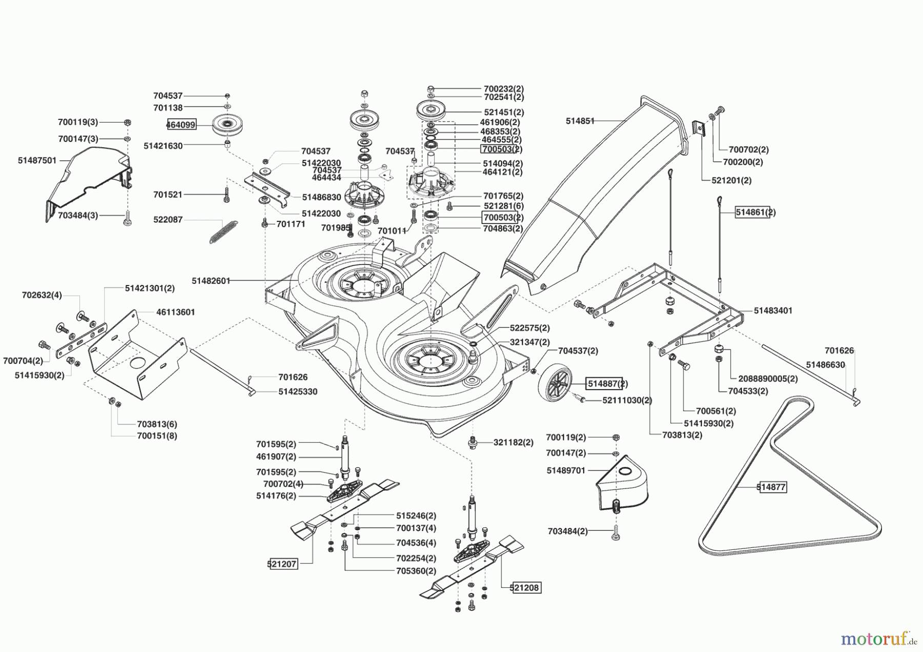 Concord Gartentechnik Rasentraktor T20-102 HDE Seite 5