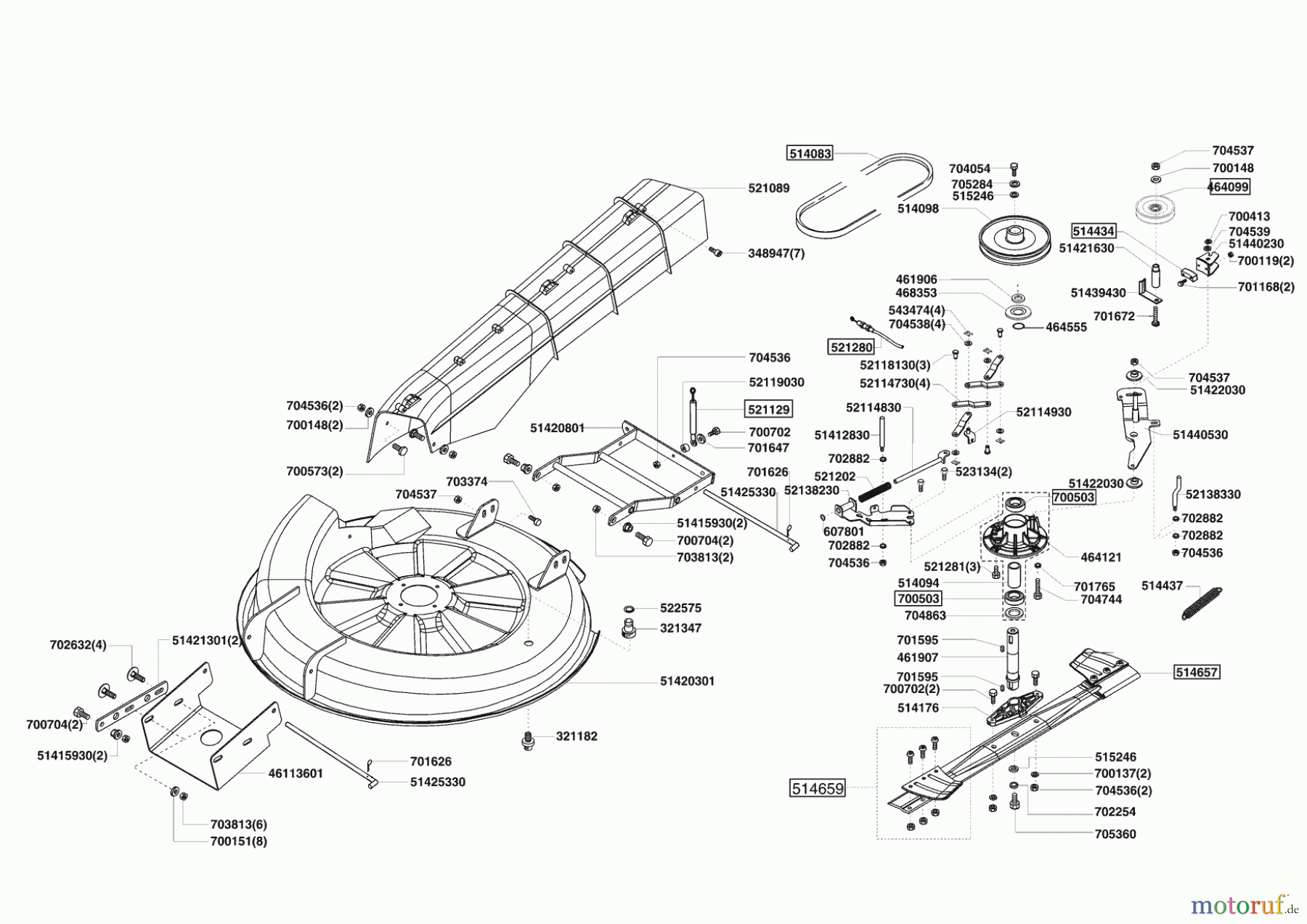  Mr. Gardener Gartentechnik Rasentraktor B 125/74 ab 02/2009 Seite 5