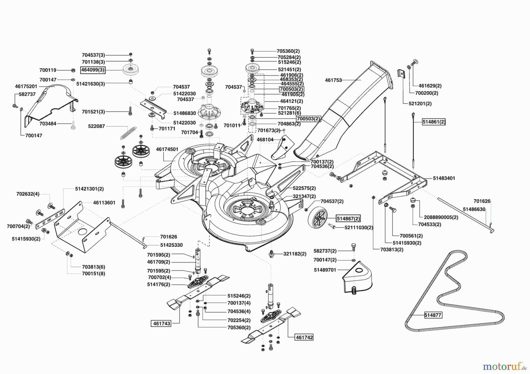  Powerline Gartentechnik Rasentraktor T 15-92 HD 02/2009 - 01/2010 Seite 5