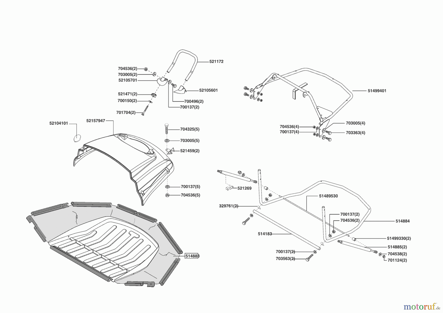  Brill Gartentechnik Rasentraktor Crossover 92/13 H  02/2009 - 01/2011 Seite 7