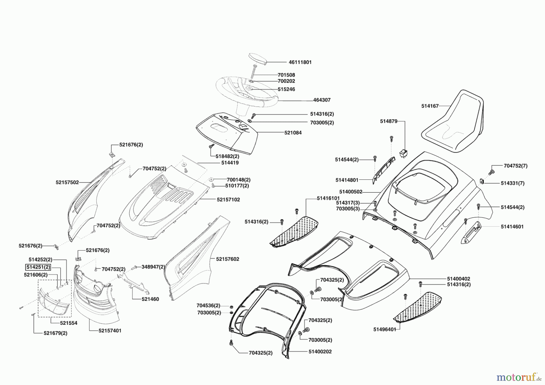 Sigma Gartentechnik Rasentraktor T 13/92 SG ab 02/2009 Seite 1