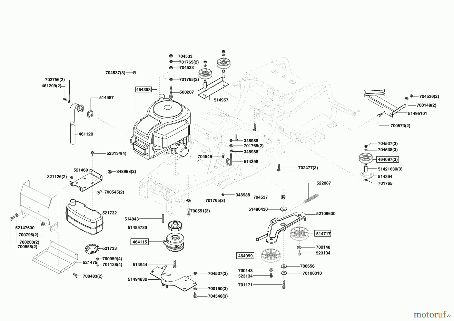  Sigma Gartentechnik Rasentraktor T 13/92 SG ab 02/2009 Seite 4