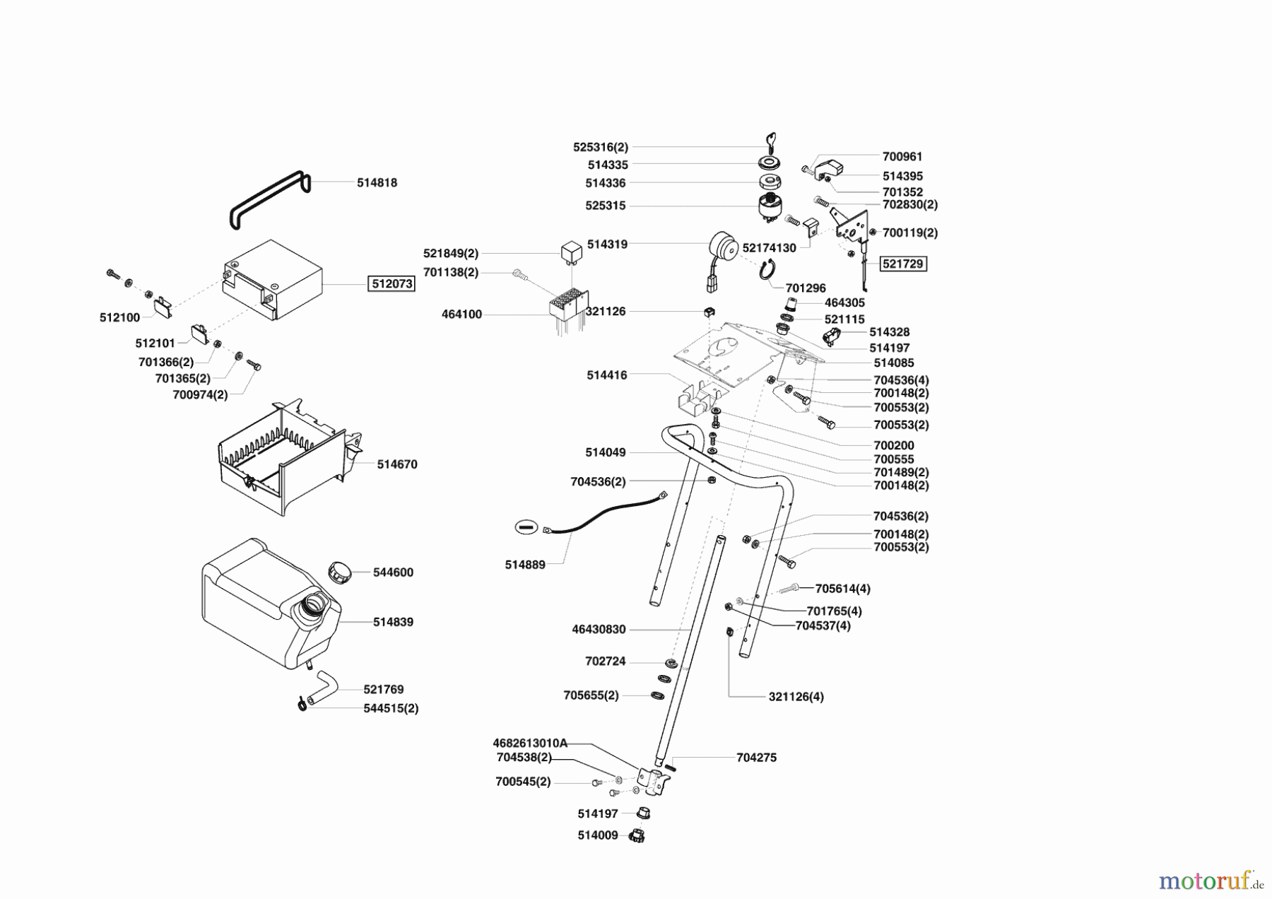 AL-KO Gartentechnik Rasentraktor T18-102 HD MARINA ab 02/2009 Seite 6