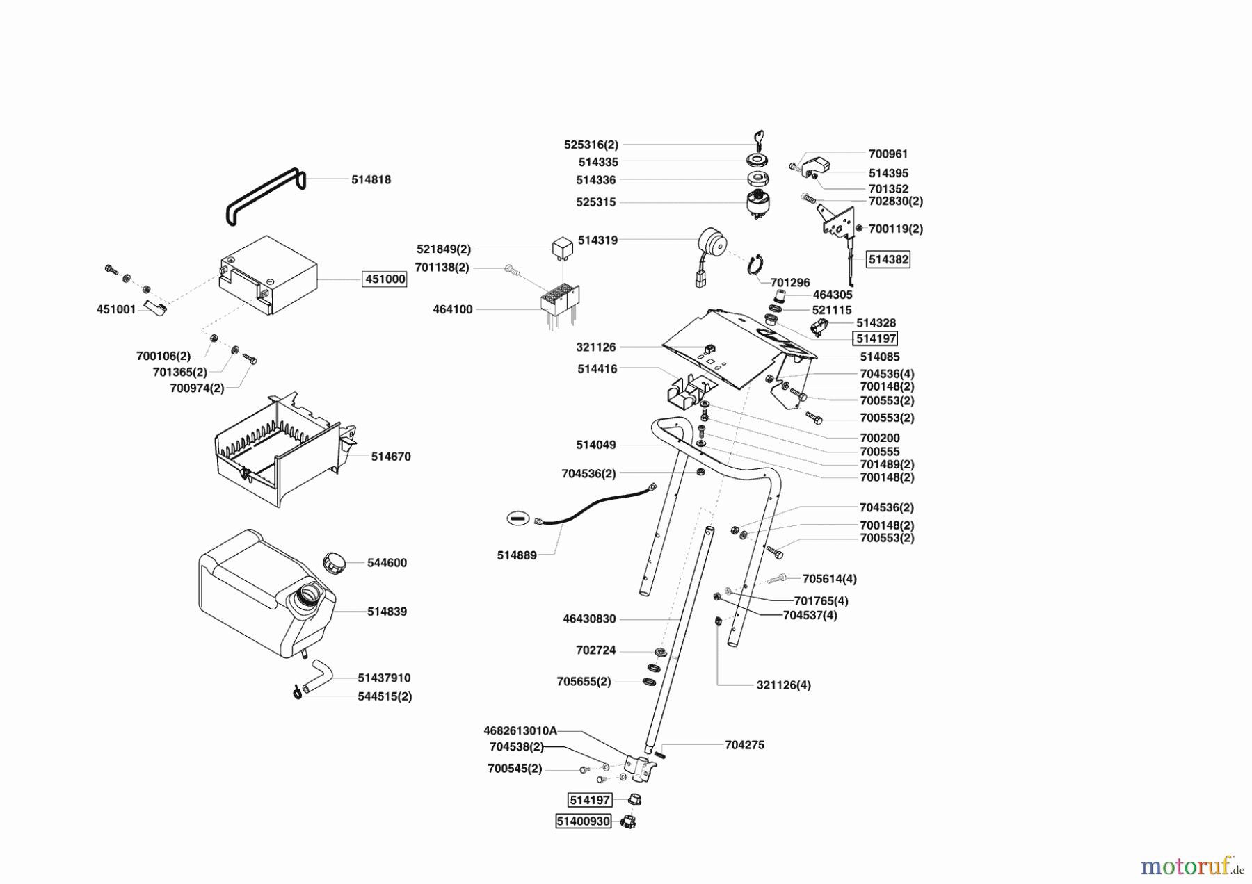 AL-KO Gartentechnik Rasentraktor T13-102 LUX HVC ab 02/2009 Seite 6