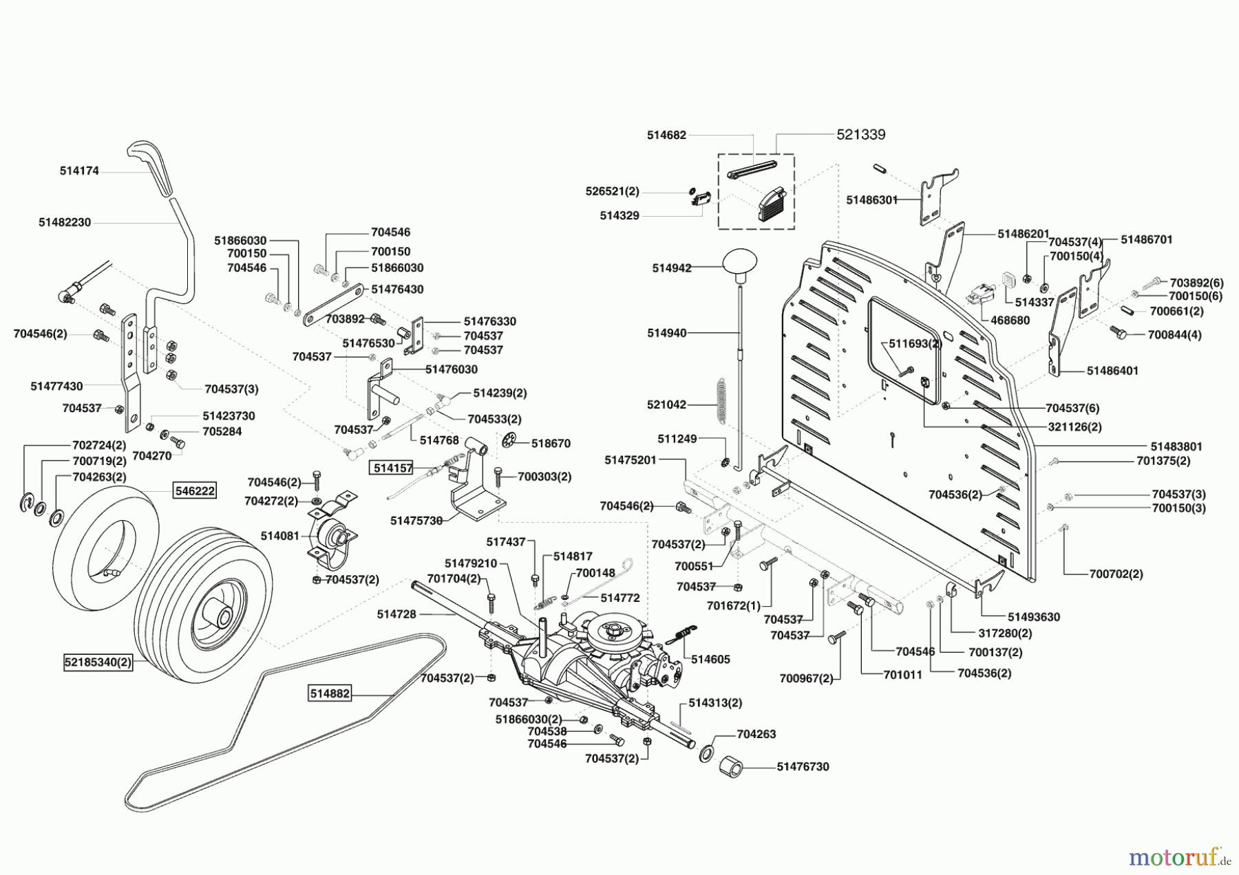 AL-KO Gartentechnik Rasentraktor T18-102 HD MARINA ab 02/2009 Seite 3