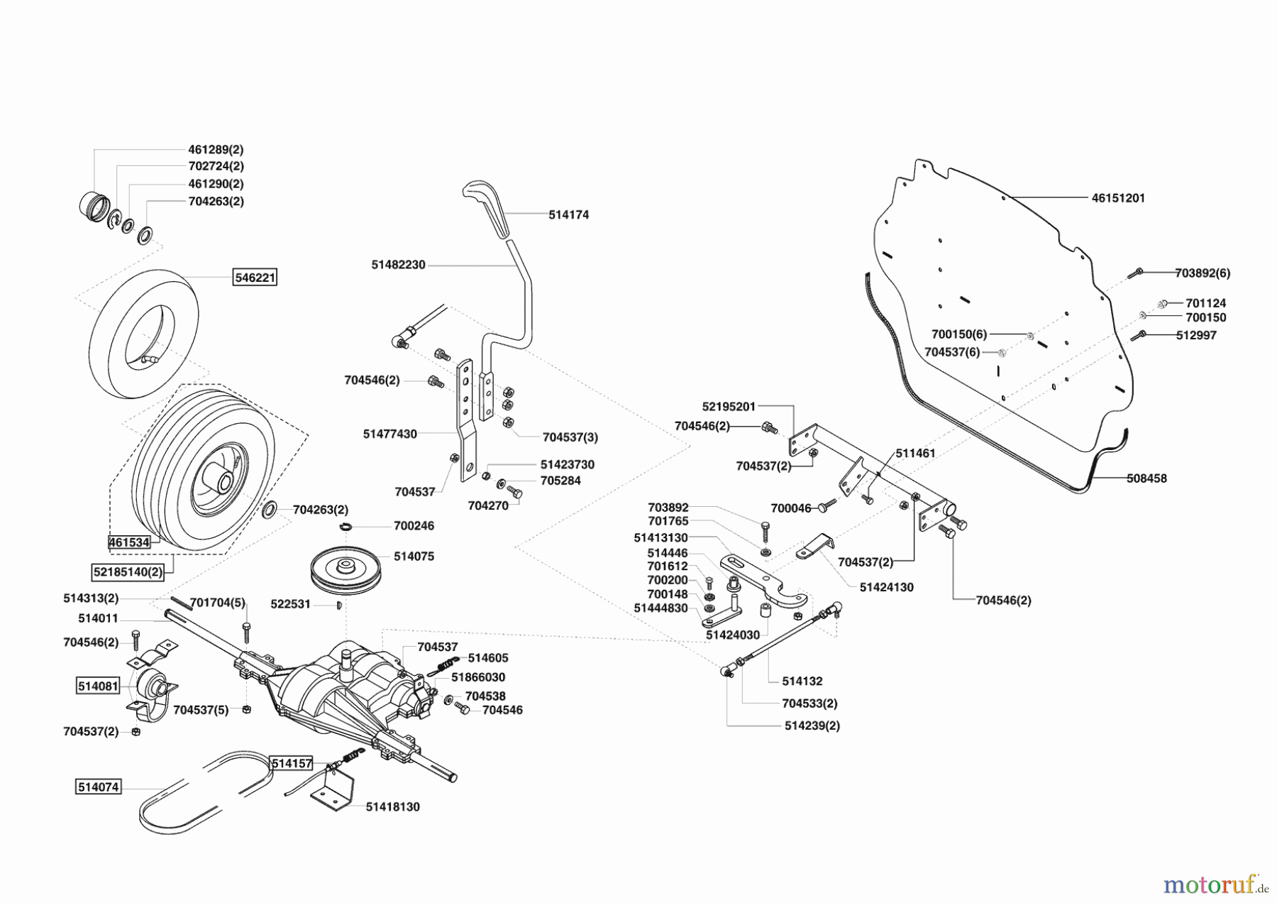 AL-KO Gartentechnik Rasentraktor COMFORT T850 S 03/2009 - 07/2012 Seite 3