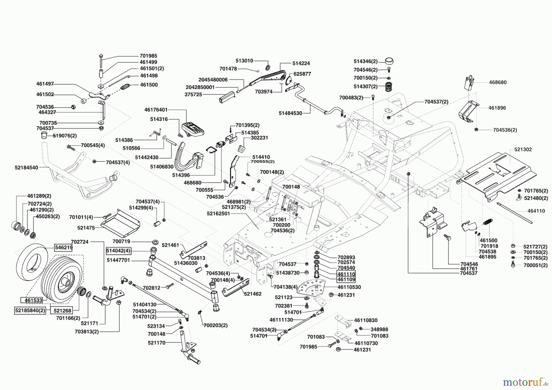 AL-KO Gartentechnik Rasentraktor T15-102 SPH-E 03/2009 - 01/2010 Seite 2