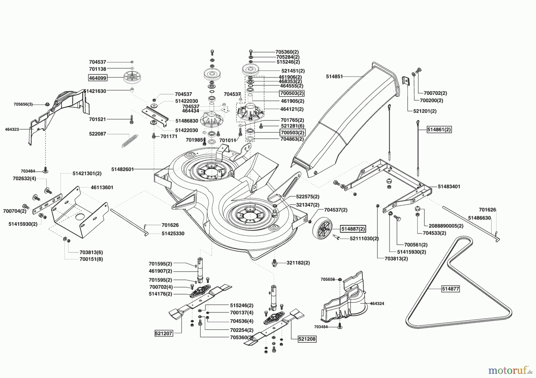 AL-KO Gartentechnik Rasentraktor T15-102 SPH-E 03/2009 - 01/2010 Seite 5