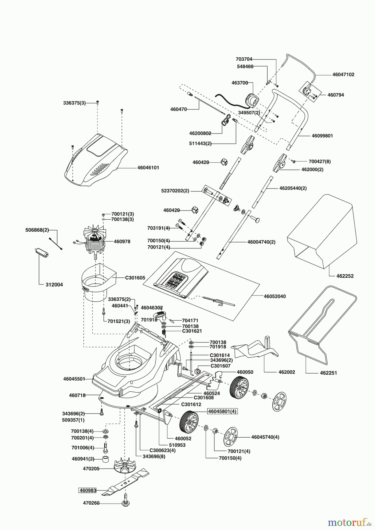 AL-KO Gartentechnik Elektrorasenmäher COMFORT 42 E ab 10/2009 Seite 1