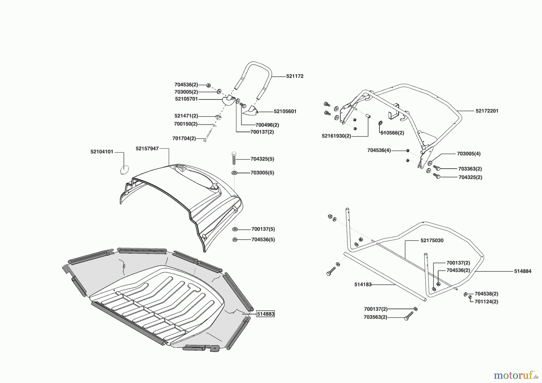  Brill Gartentechnik Rasentraktor Crossover 102/20 HE  ab 11/2009 Seite 7