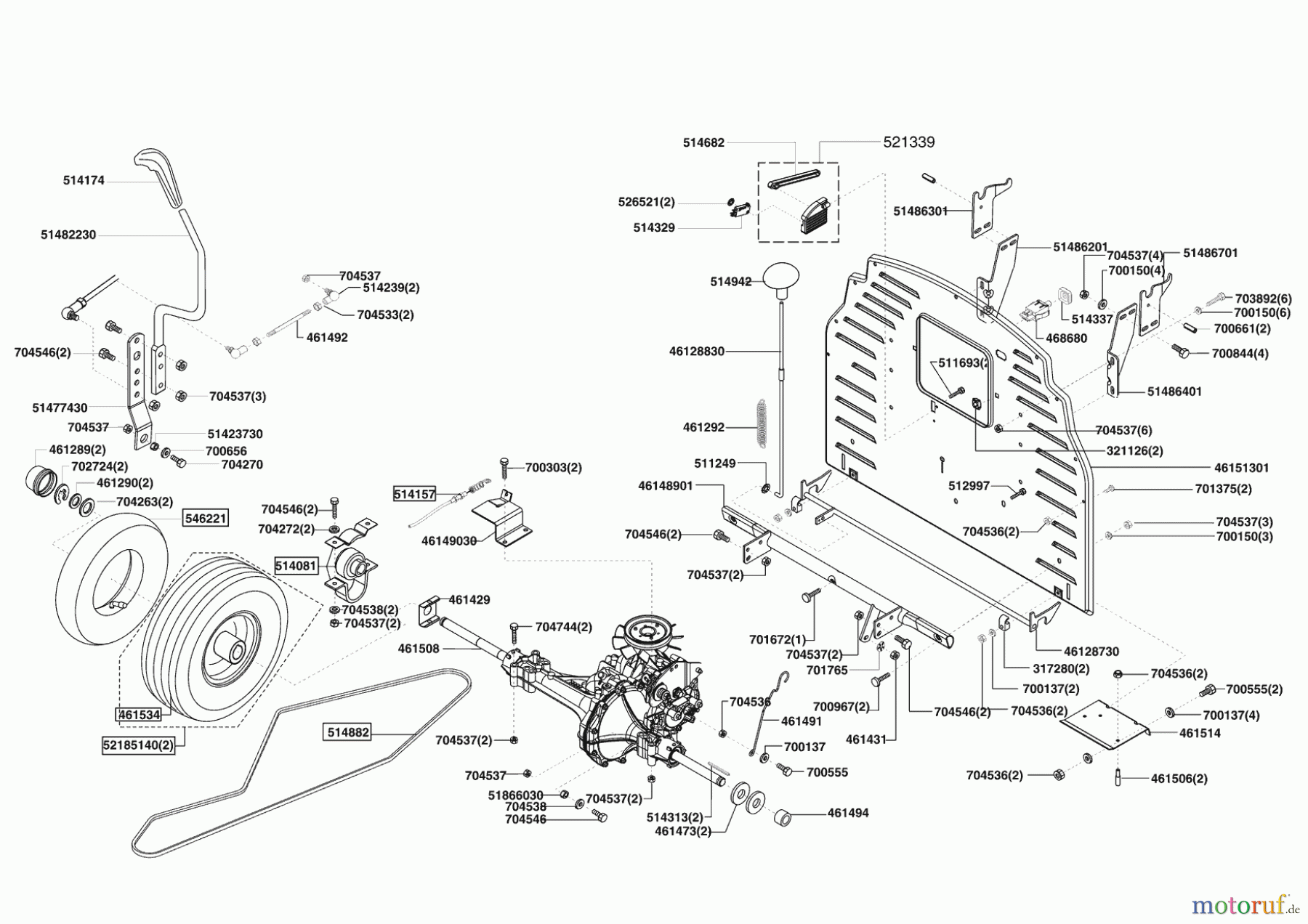  Powerline Gartentechnik Rasentraktor T14-102 HD Edition  01/2010 - 10/2011 Seite 3