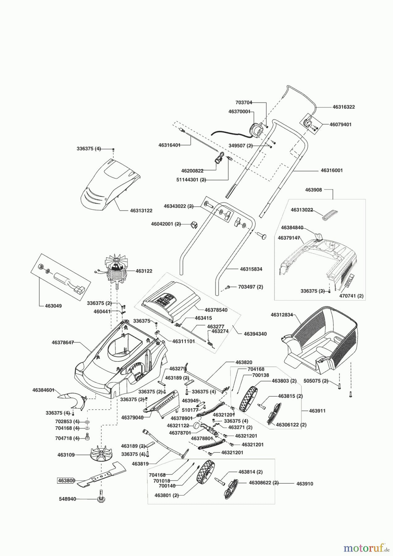 Brill Elektrorasenmäher Basic 34 E Seite 1