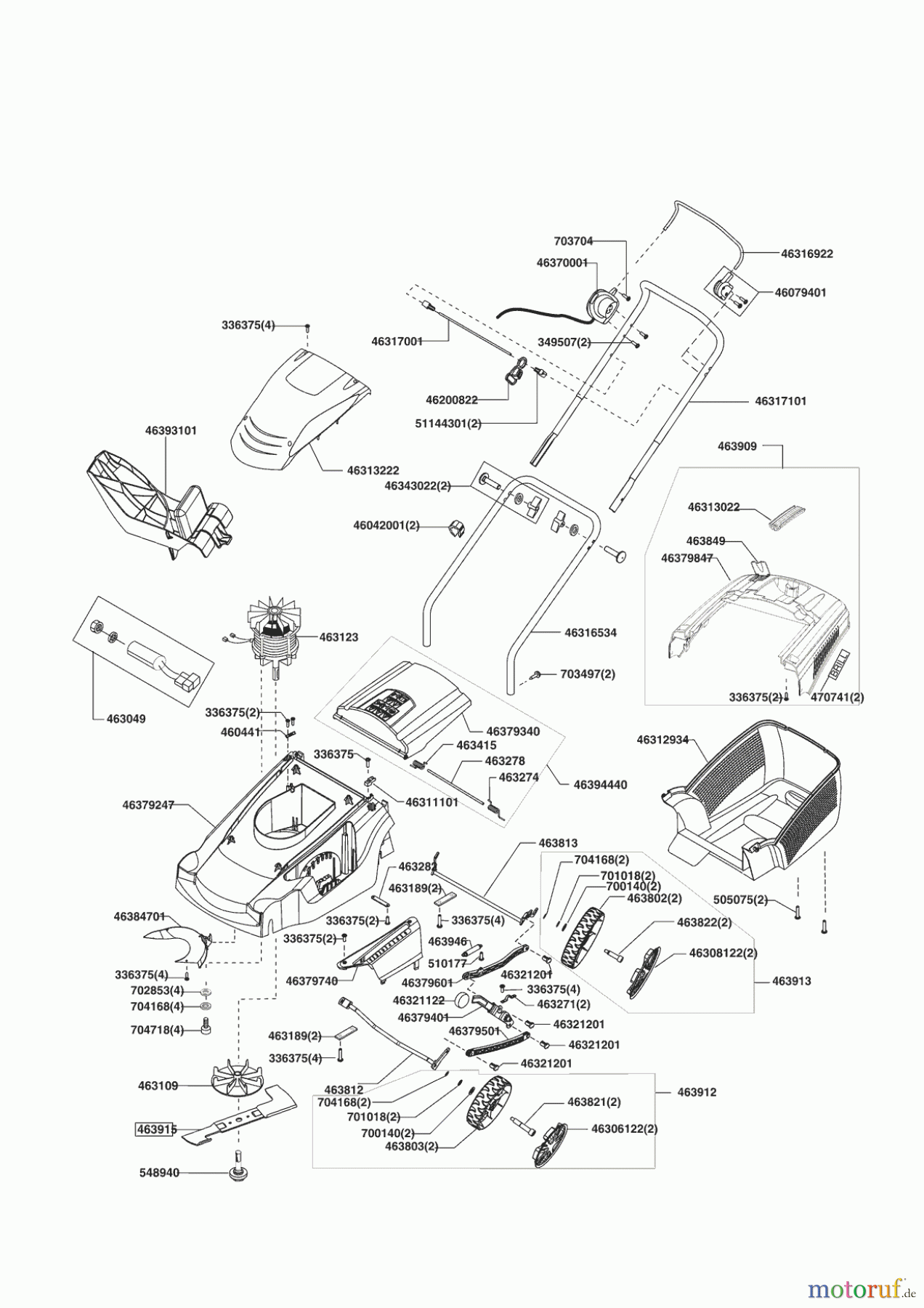 Brill Elektrorasenmäher Basic 40 E Seite 1