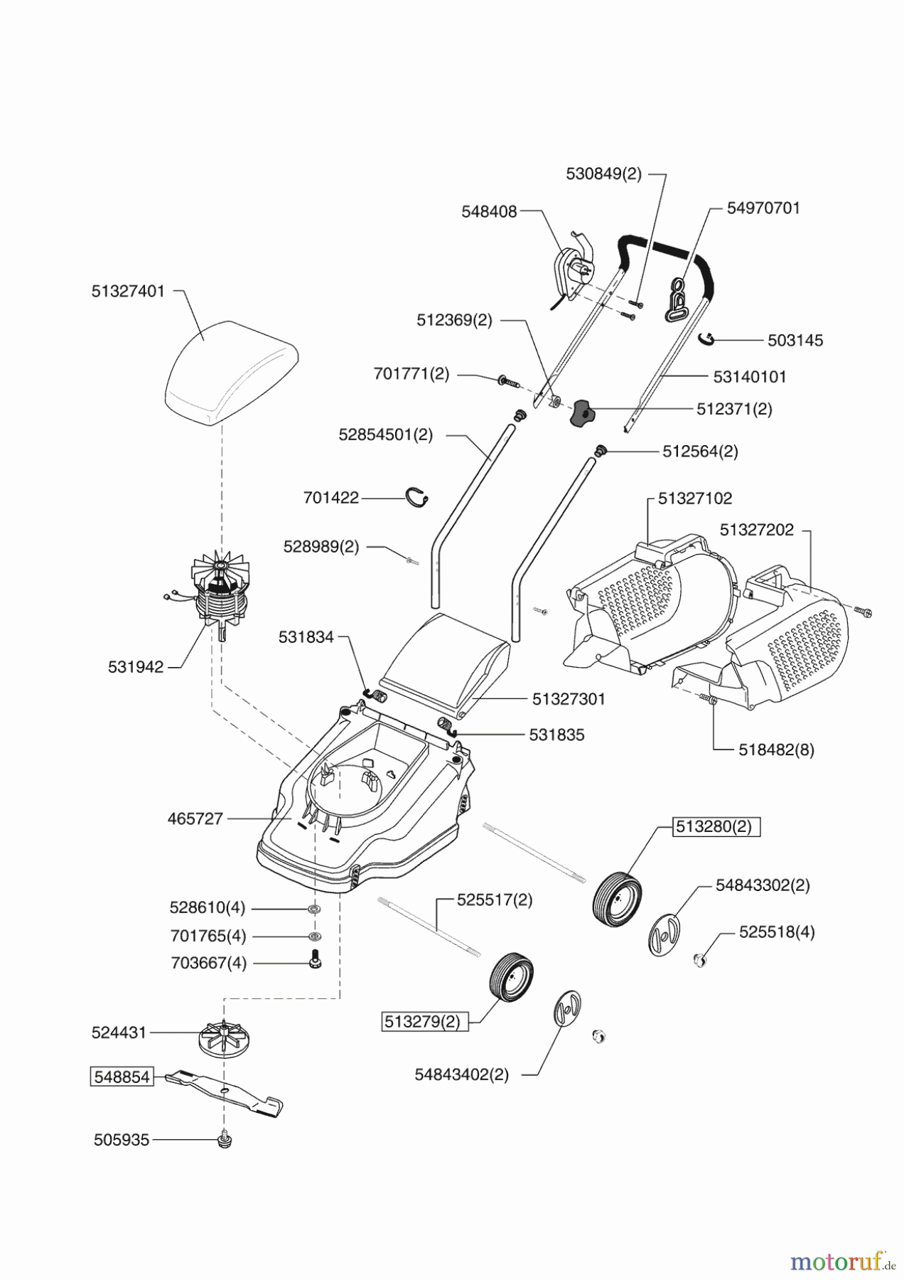 AL-KO Gartentechnik Elektrorasenmäher LTS 32 E ab 02/2010 Seite 1