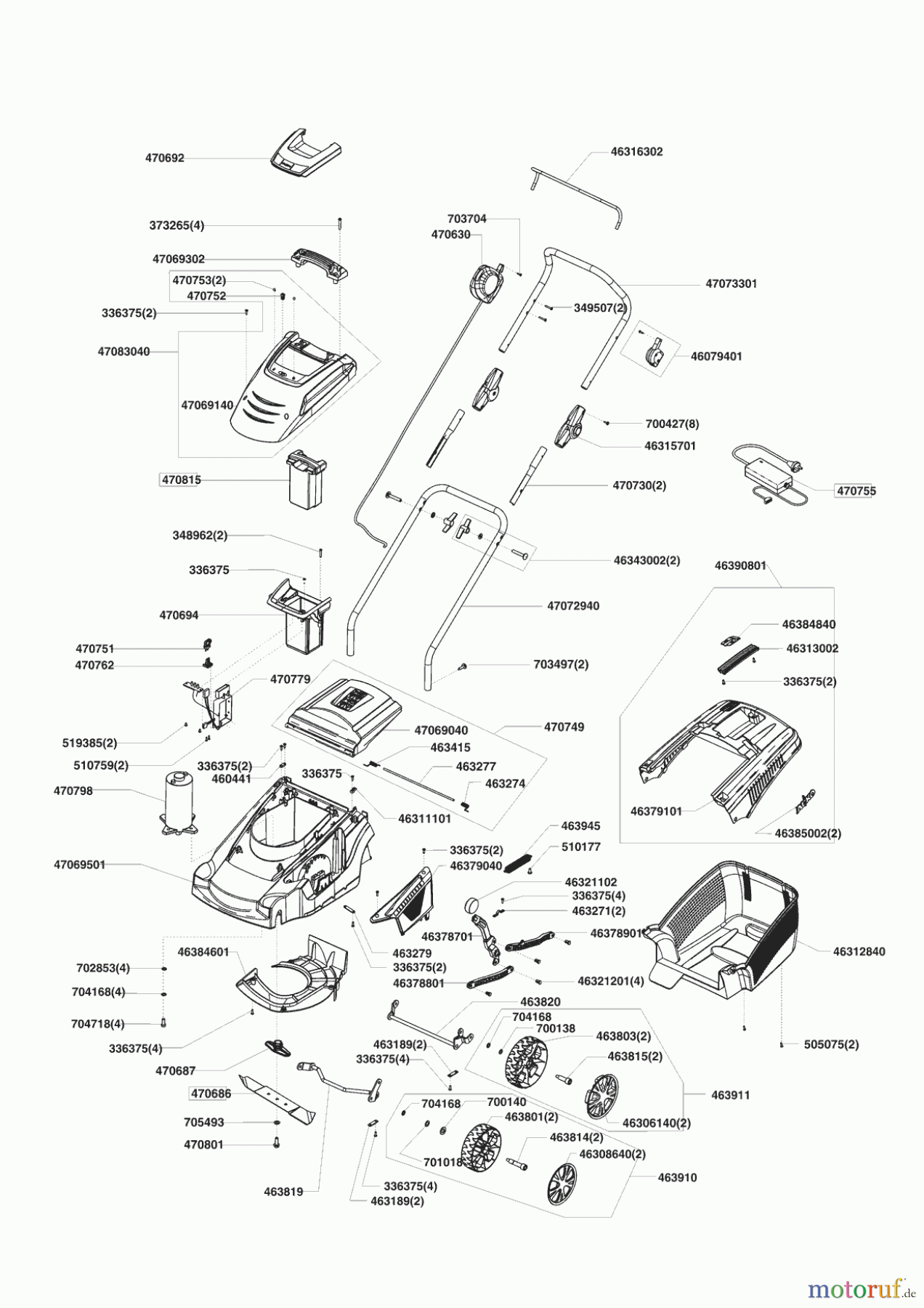 AL-KO Gartentechnik Elektrorasenmäher Comfort 34 LI Akku 03/2010 - 01/2011 Seite 1