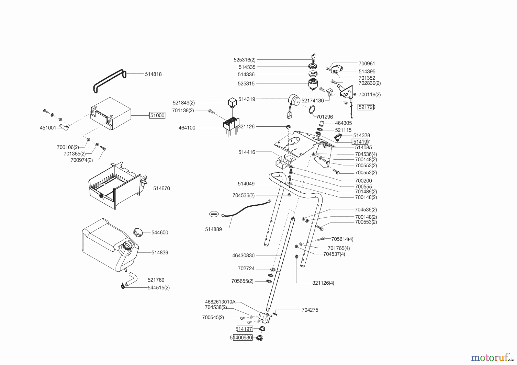 Powerline Gartentechnik Rasentraktor T 20-102 HD II Seite 6