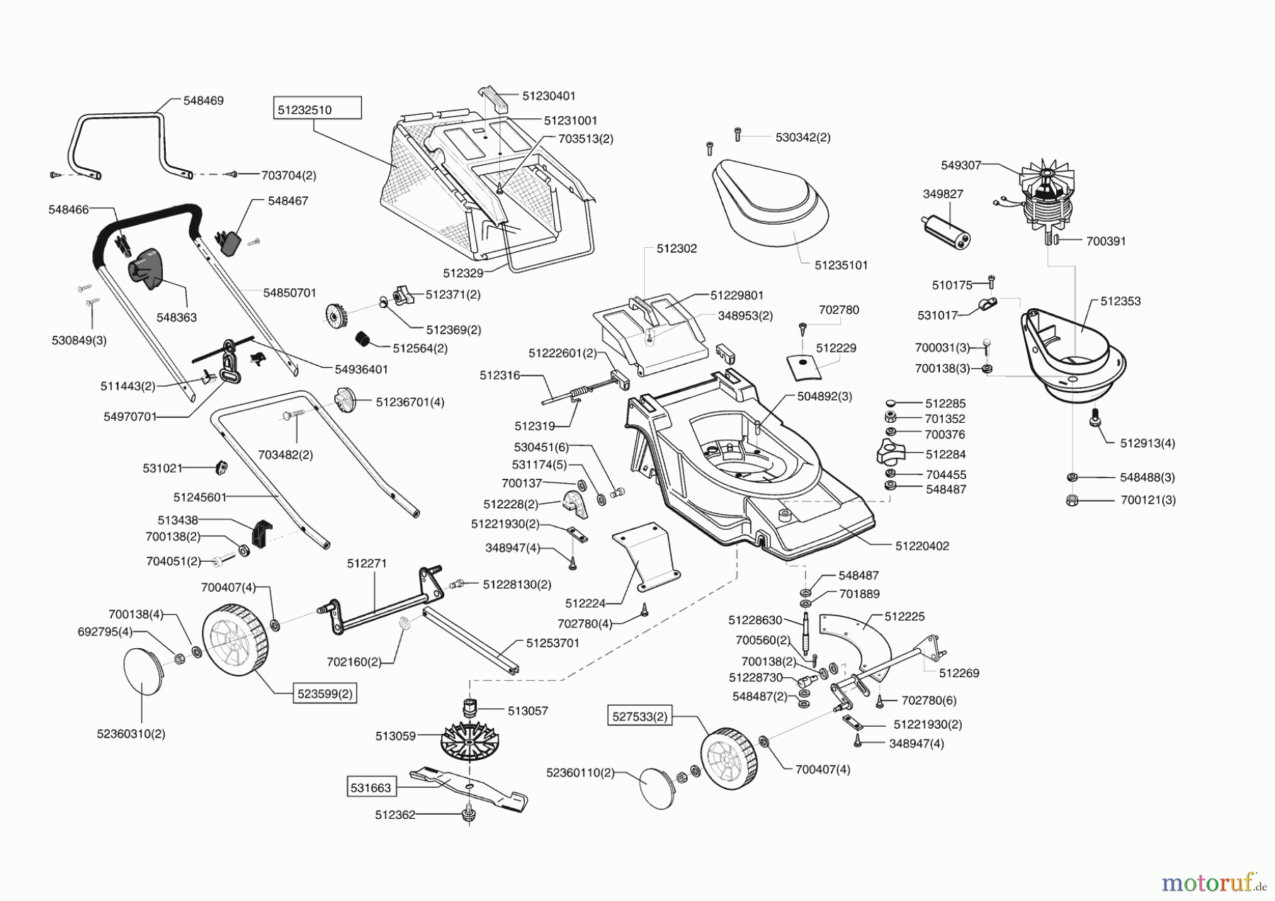 AL-KO Gartentechnik Elektrorasenmäher HVC 430 E 04/2010 - 12/2014 Seite 1