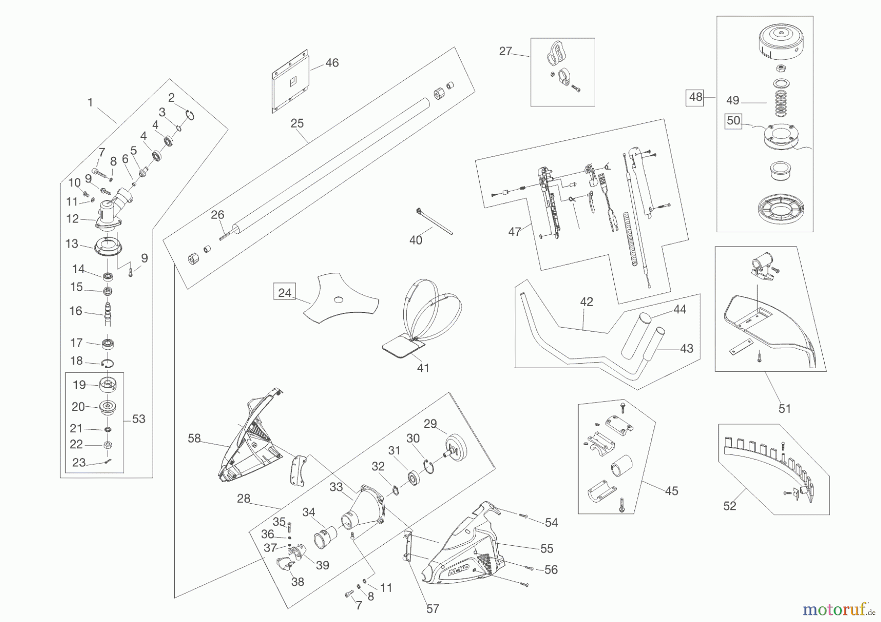 AL-KO Gartentechnik Motorsensen BC 4535 ab 08/2010 Seite 1
