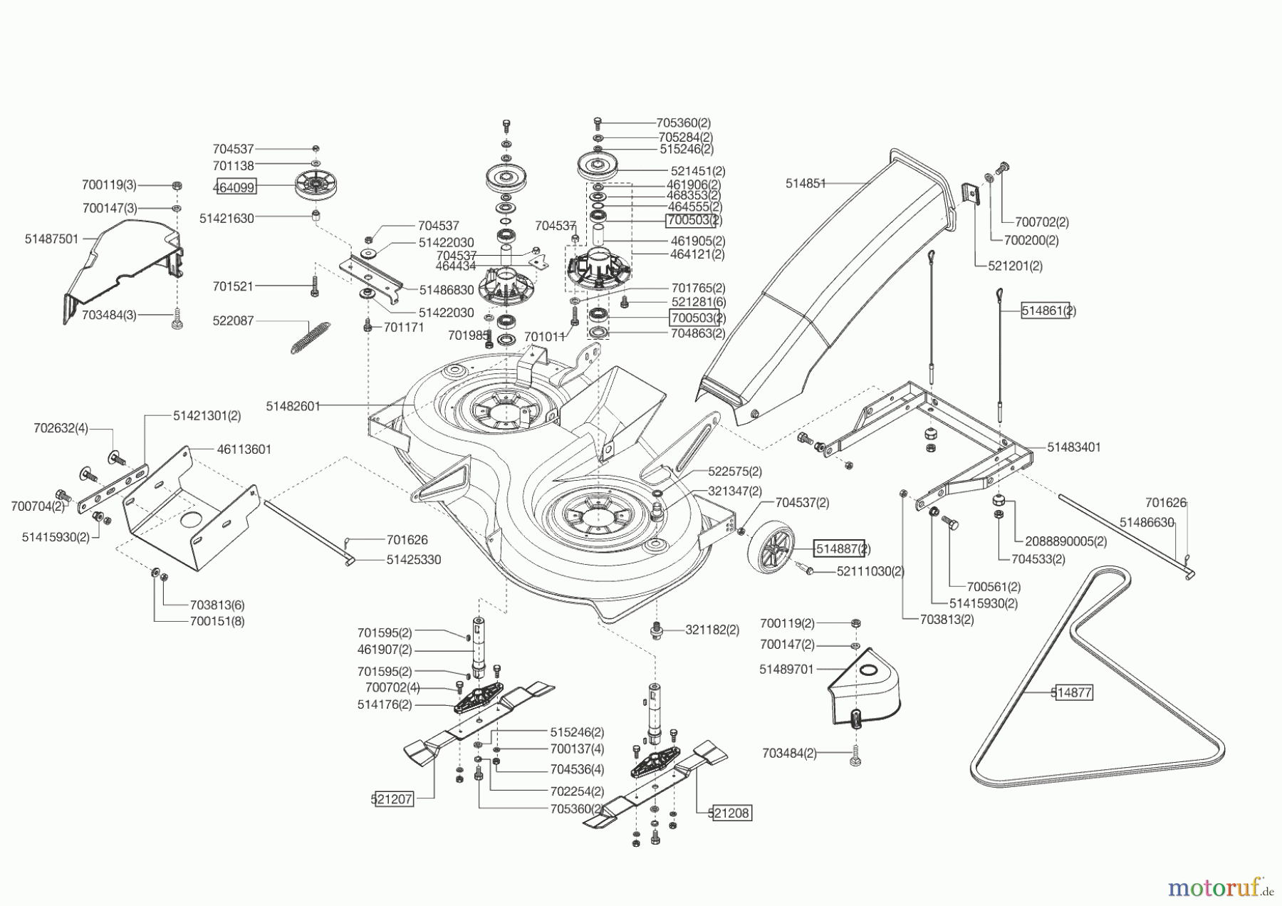 Brill Gartentechnik Rasentraktor 102-16 HE Crossover  09/2010 Seite 5