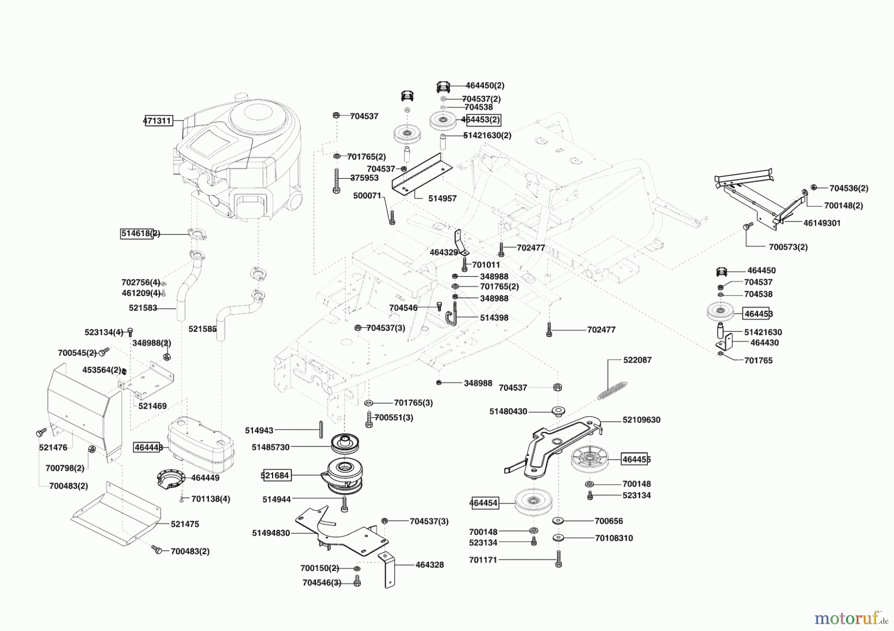 Powerline Gartentechnik Rasentraktor T 16-102 HDE Edition Seite 4