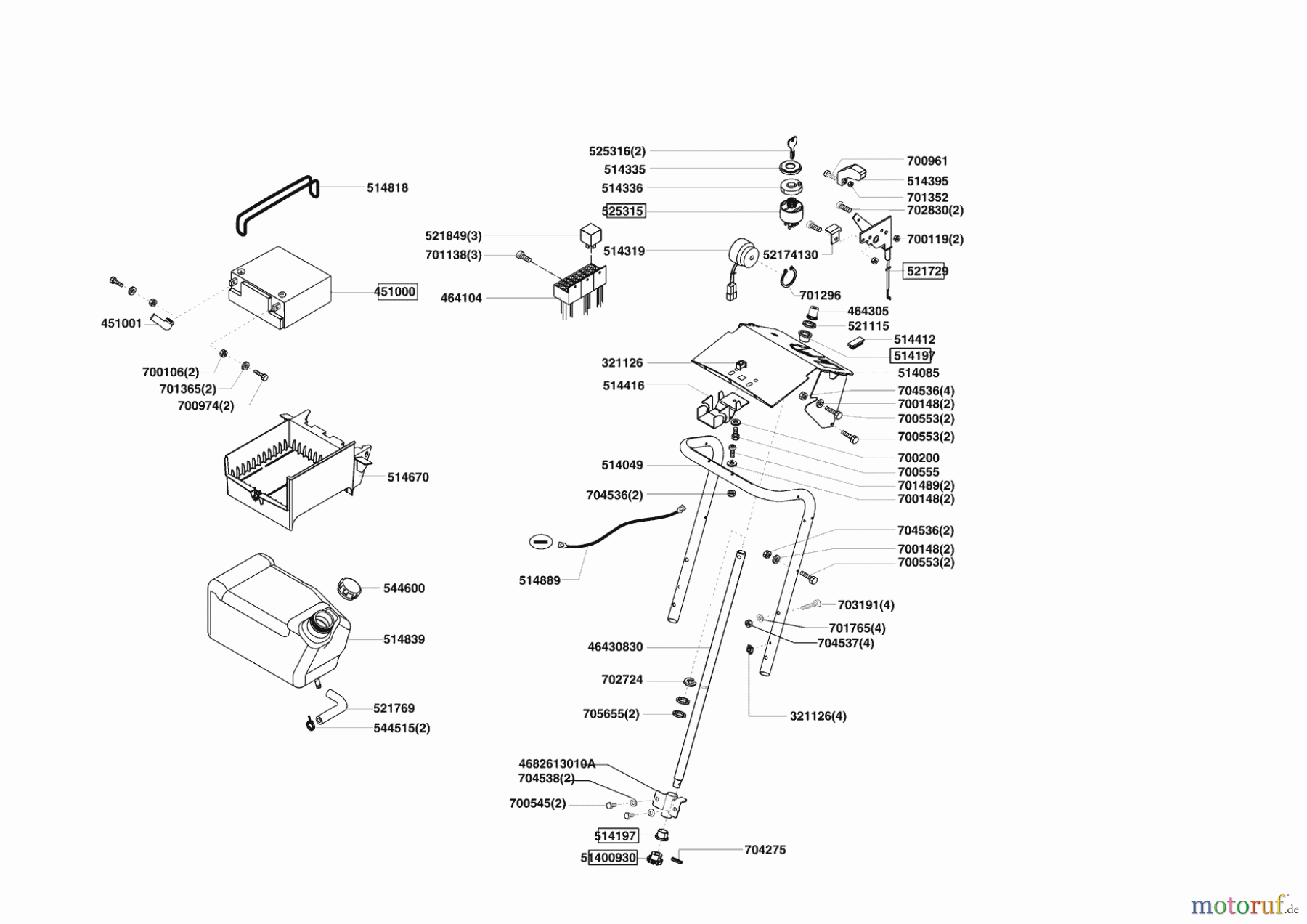 Powerline Gartentechnik Rasentraktor T 16-102 HDE Edition Seite 8