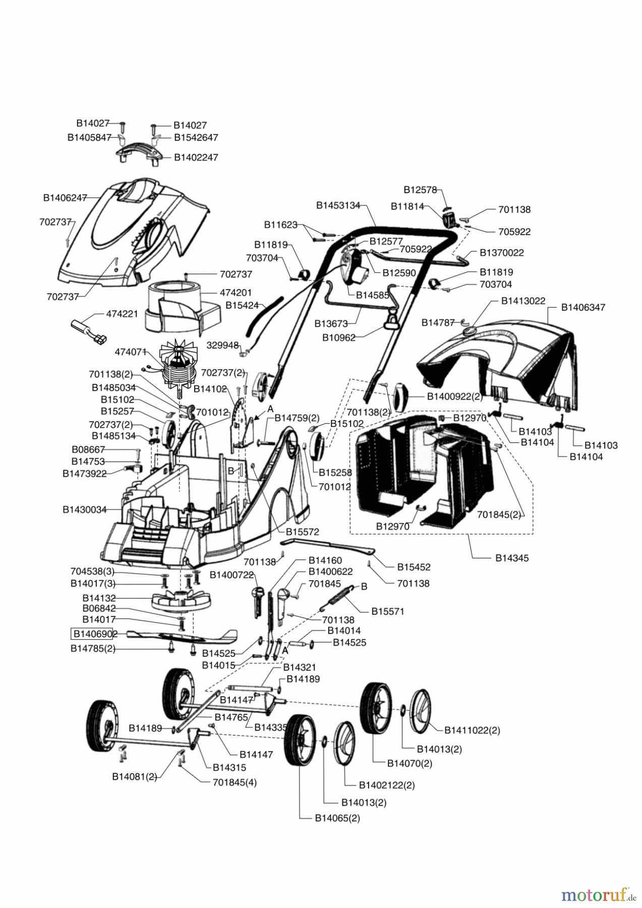  Brill Elektrorasenmäher EVOLUTION 41 EM Seite 1