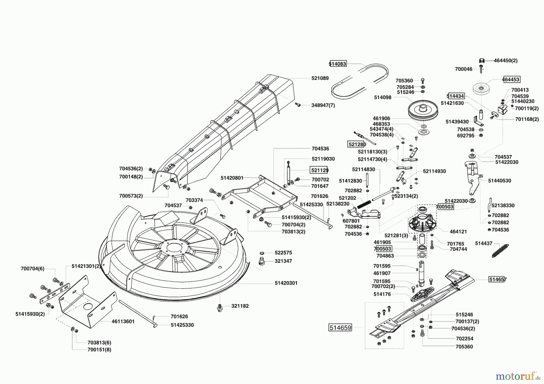 AL-KO Gartentechnik Rasentraktor T 13-74 LUX HVC B+S 02/2011 - 07/2012 Seite 5