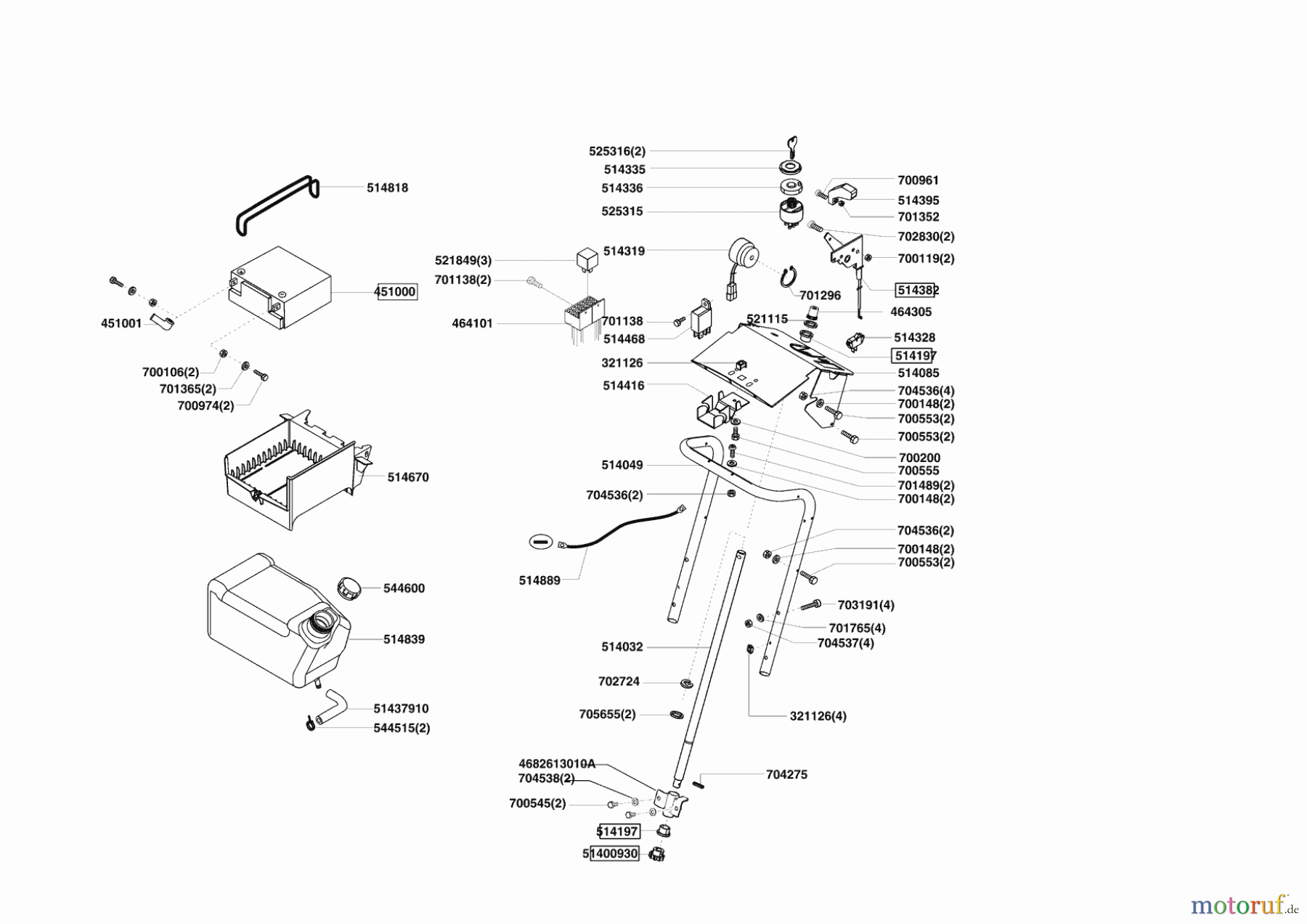 AL-KO Gartentechnik Rasentraktor T 13-74 LUX HVC B+S 02/2011 - 07/2012 Seite 6