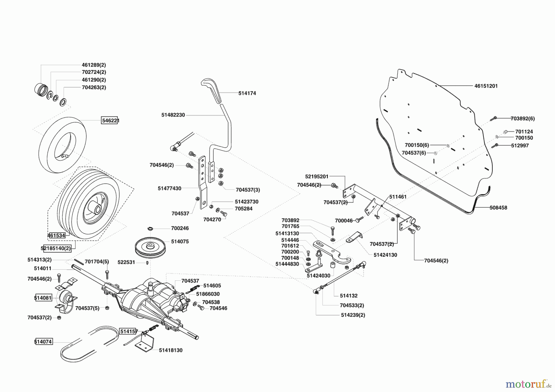 AL-KO Gartentechnik Rasentraktor T 13-82 SA Marina 02/2011 - 07/2012 Seite 3
