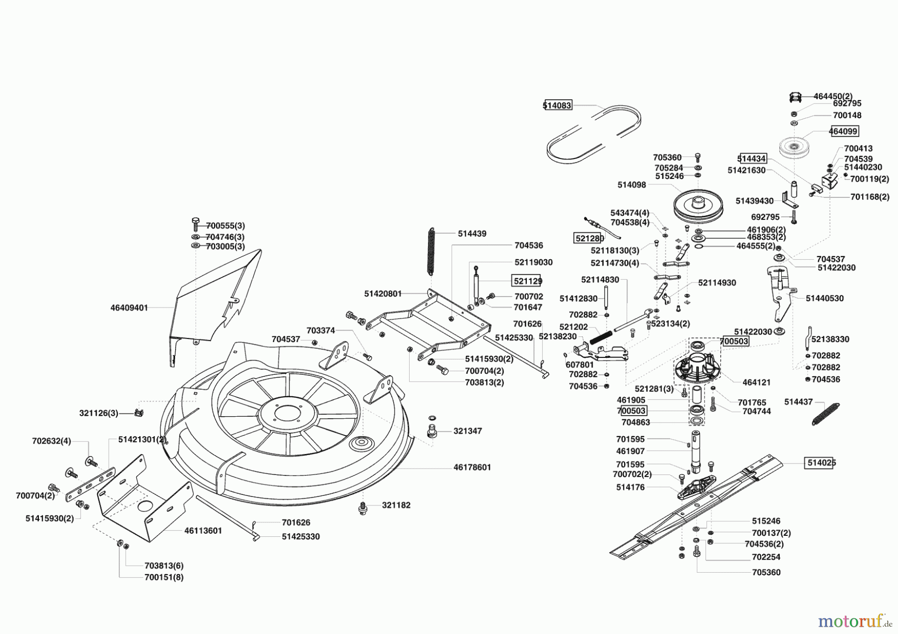  AL-KO Gartentechnik Rasentraktor T 13-82 SA Marina  02/2011 - 07/2012 Seite 5