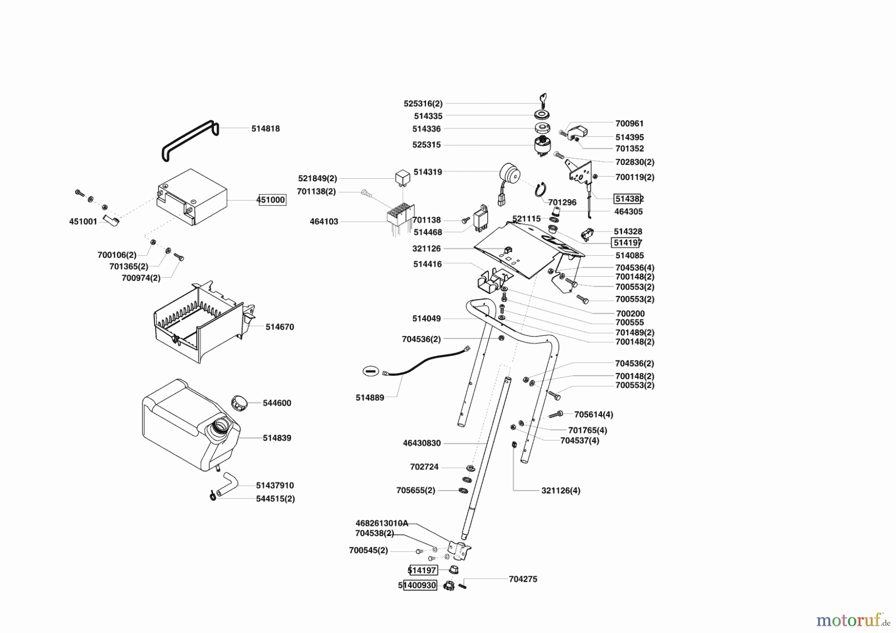  AL-KO Gartentechnik Rasentraktor T 13-82 SA Marina  02/2011 - 07/2012 Seite 6
