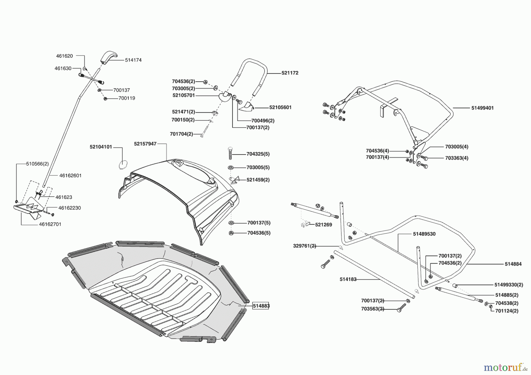  Brill Gartentechnik Rasentraktor Crossover 102-16 H  02/2011 Seite 7