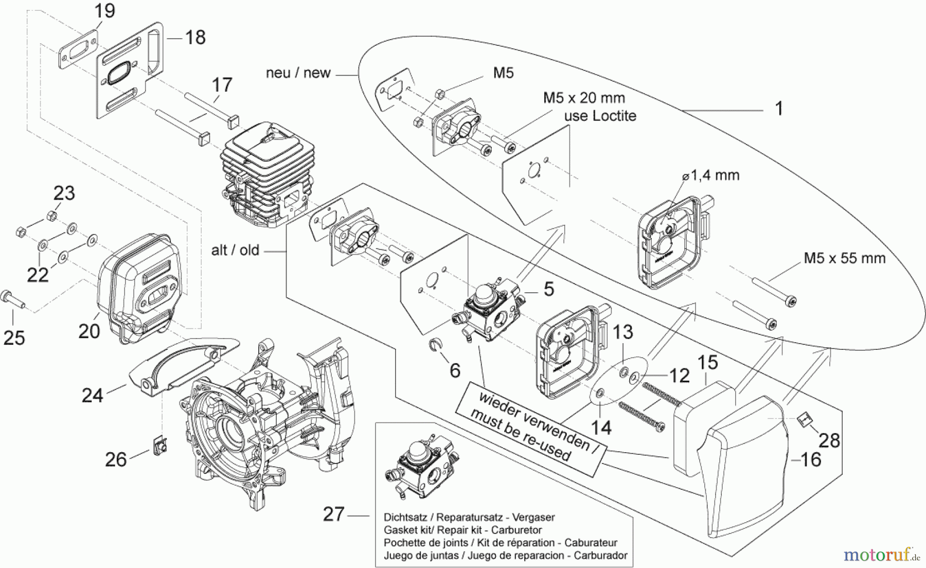  Solo by AL-KO Gartentechnik Motorsensen 109L S.Nr. 6533->; 052011 Druck 9 109 701 ab 05/2011 [SN: S.Nr. 6533->; 052011 Druck 9 109 701] Seite 2