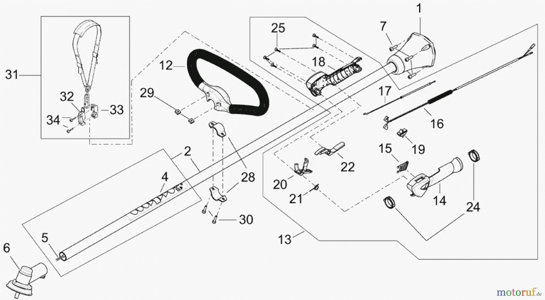  Solo by AL-KO Gartentechnik Motorsensen 111L S.Nr. 2547->; 052011 Druck 9 111 701 ab 05/2011 [SN: S.Nr. 2547->; 052011 Druck 9 111 701] Seite 6
