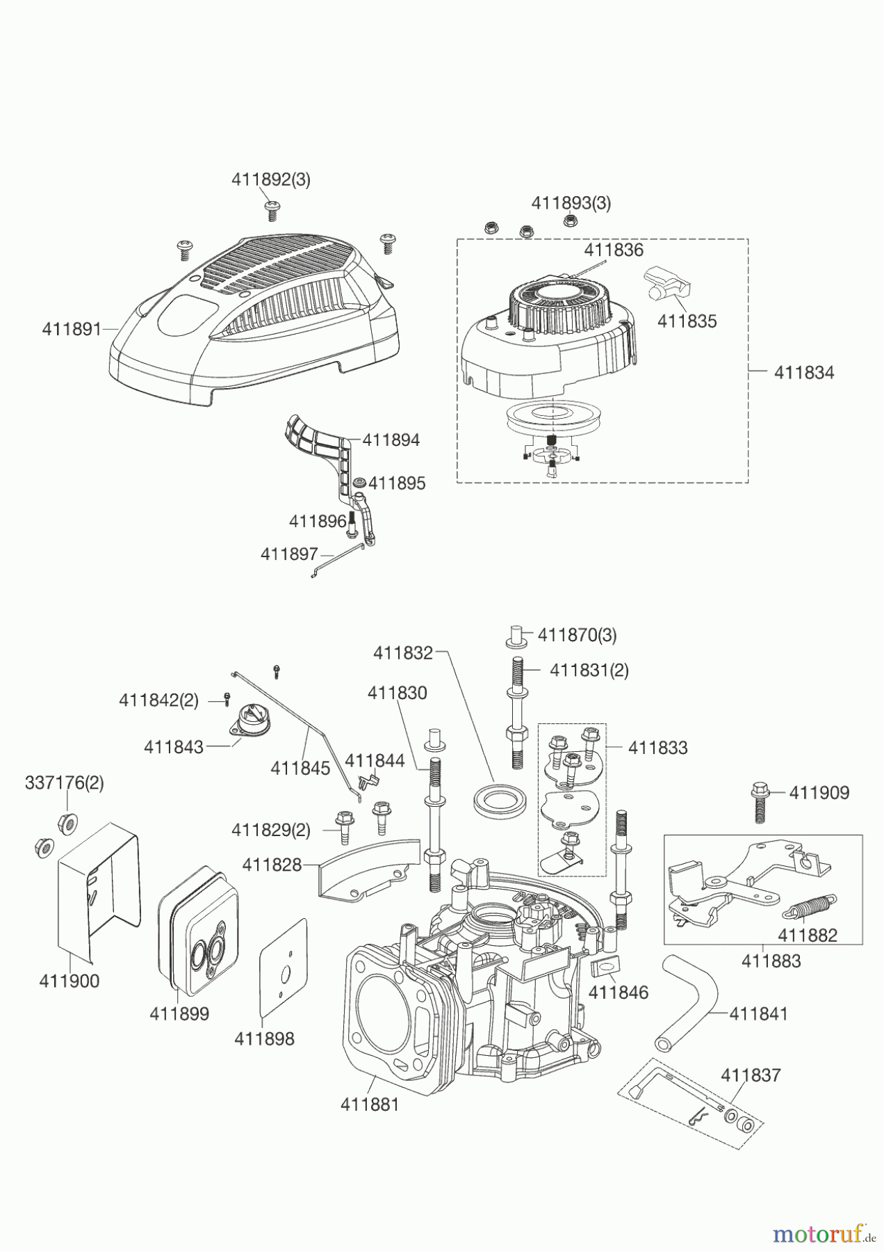 AL-KO Gartentechnik Benzinmotoren B-MOTOR PRO 140 QSS LC1P61FA R9005 EU2 05/2011 Seite 1