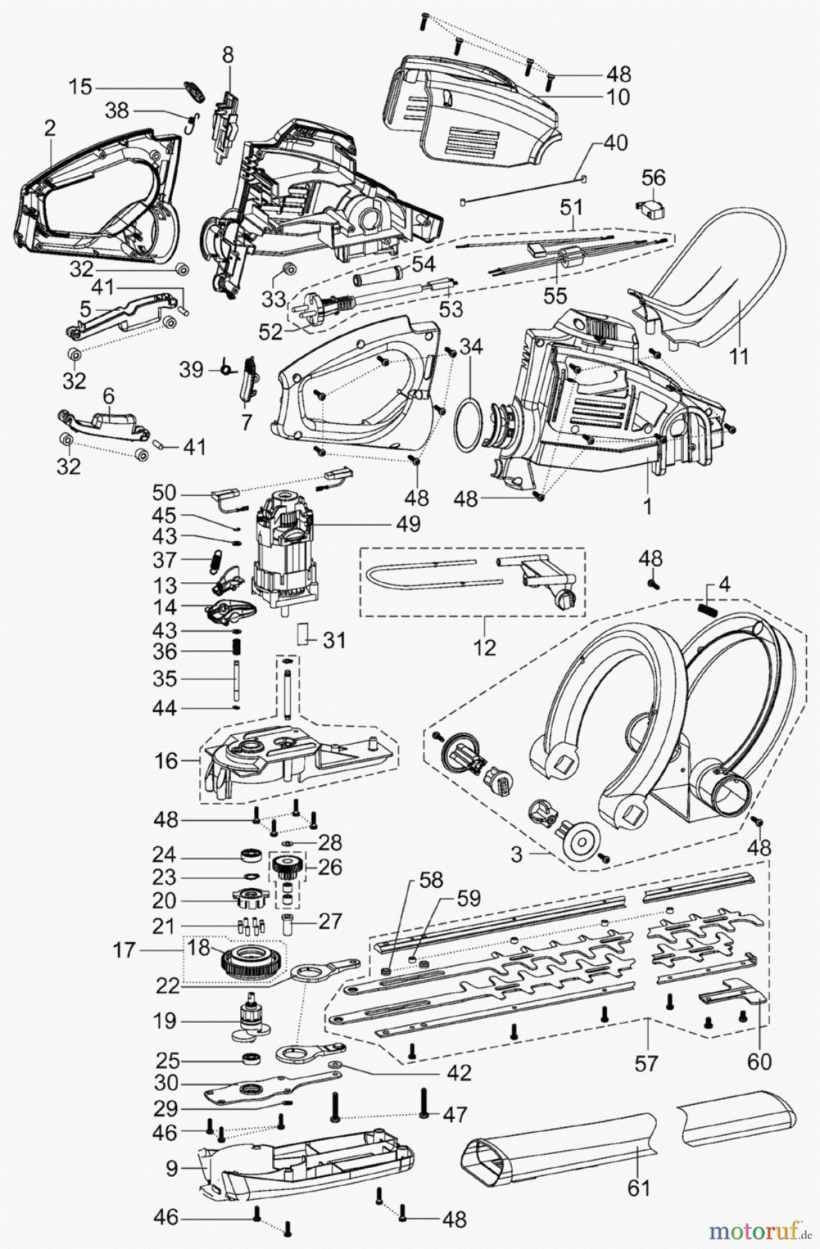  Solo by AL-KO Gartentechnik Heckenschere 167 ET 072011 Druck 9 167 701 ab 07/2011 [SN: ET 072011 Druck 9 167 701] Seite 1