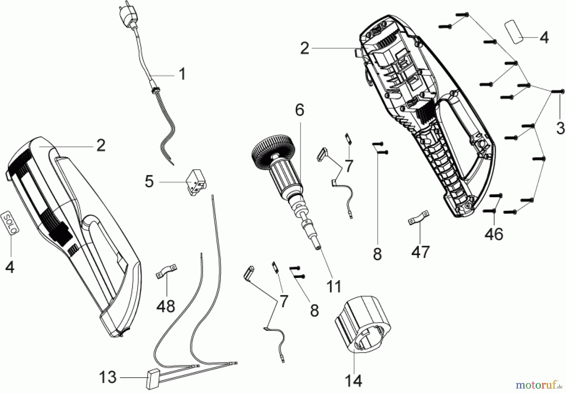  Solo by AL-KO Gartentechnik Motorsensen 113 ET 092011 Druck 9 113 701 ab 09/2011 [SN: ET 092011 Druck 9 113 701] Seite 1