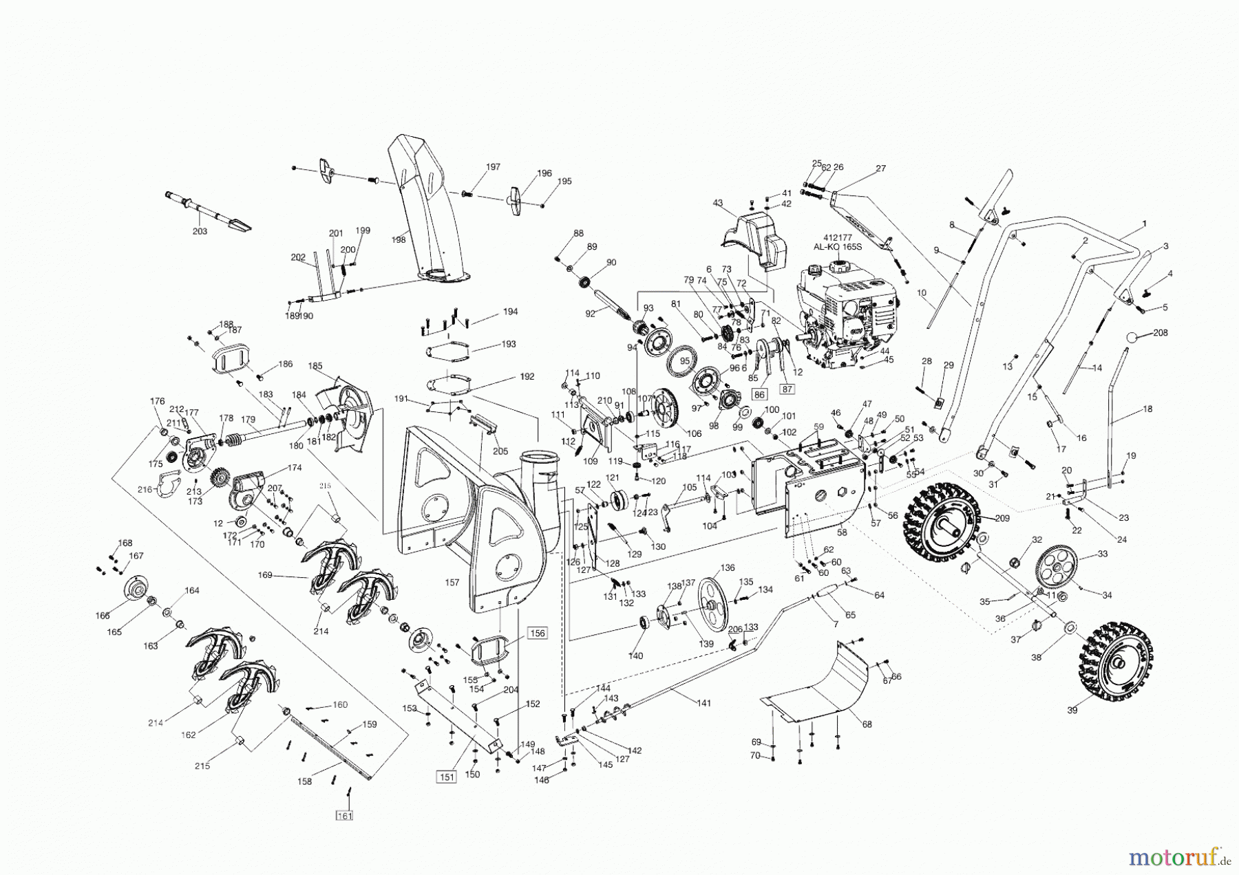 AL-KO Gartentechnik Schneefräse 560 SNOWLINE Seite 1
