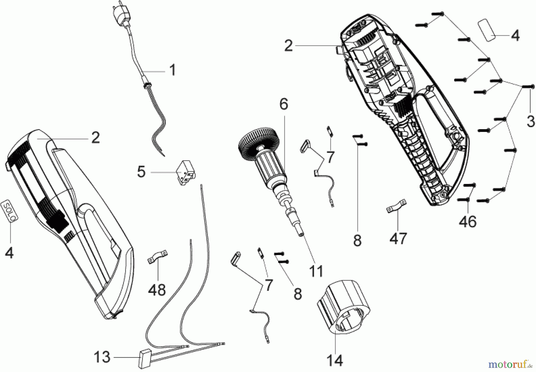  Solo by AL-KO Gartentechnik Motorsensen 114 ET 092011 Druck 9 114 701 ab 09/2011 [SN: ET 092011 Druck 9 114 701] Seite 1