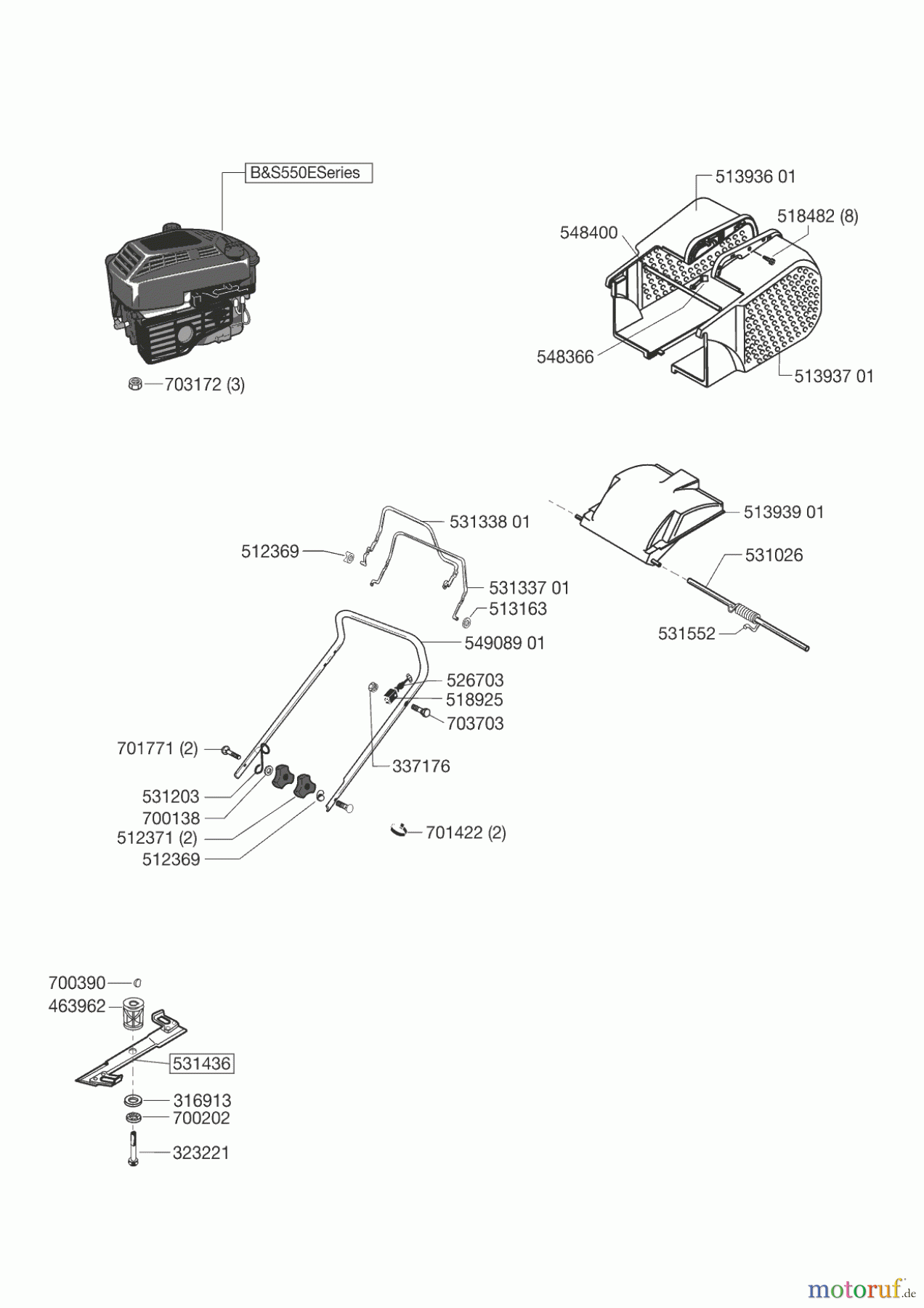 GARDENLINE Gartentechnik Benzinrasenmäher GLR 3 Seite 1