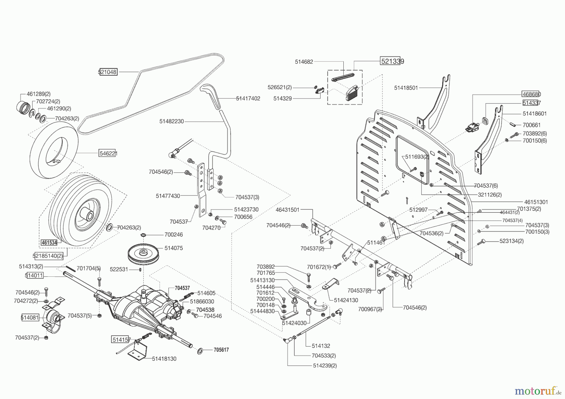 AL-KO Gartentechnik Rasentraktor T 950 (F) ab 12/2011 Seite 3