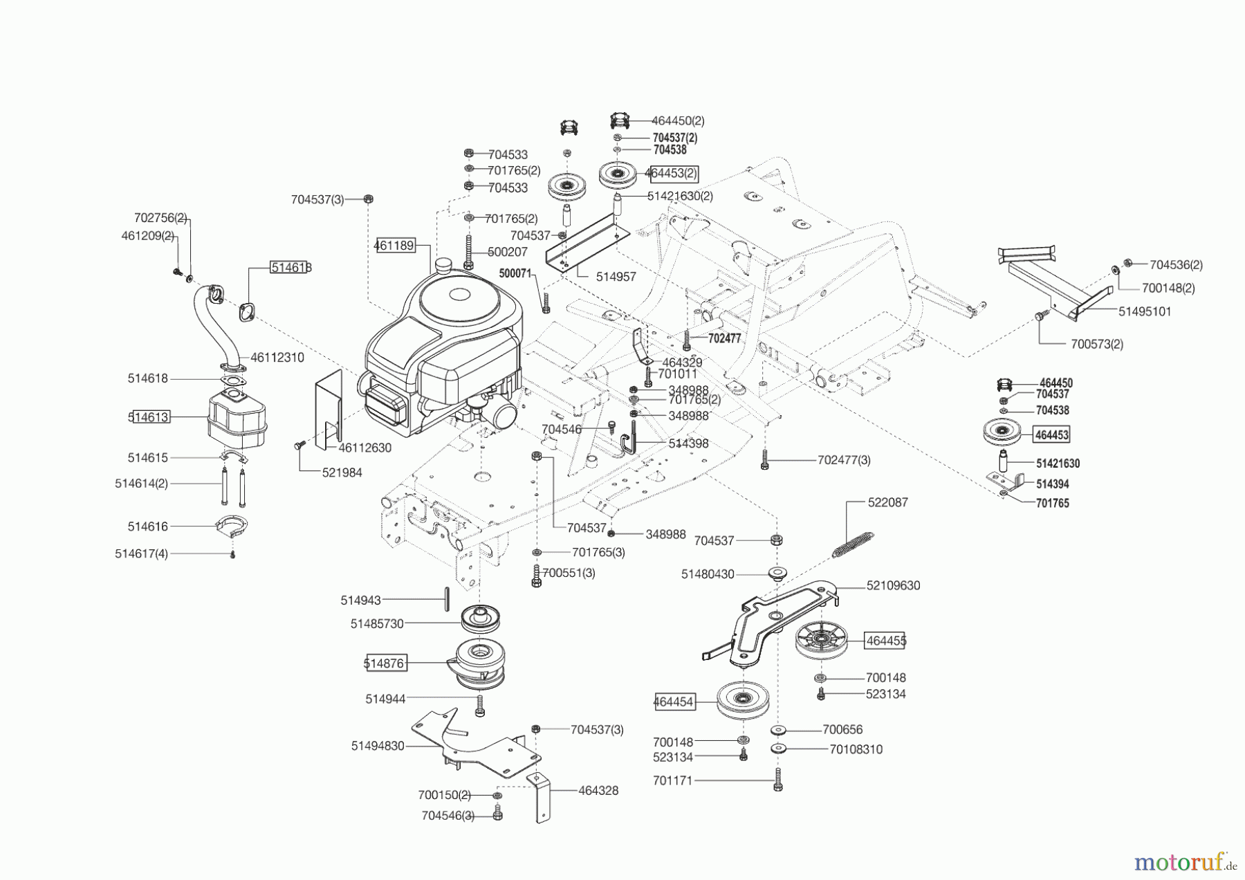 AL-KO Gartentechnik Rasentraktor T 950 (F) ab 12/2011 Seite 4