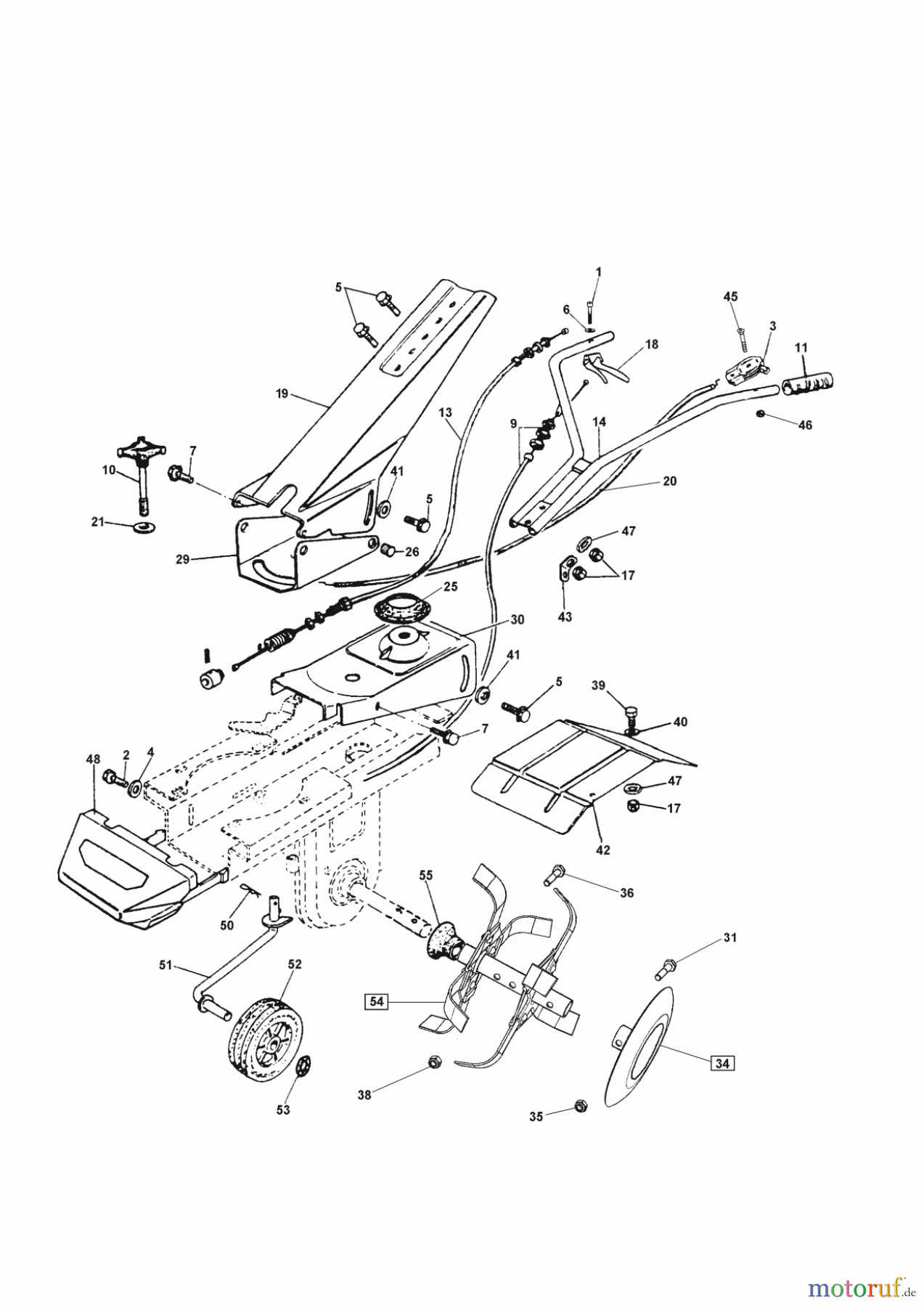AL-KO Gartentechnik Motorhacken MH 4001 R-LM 01/2012 Seite 1