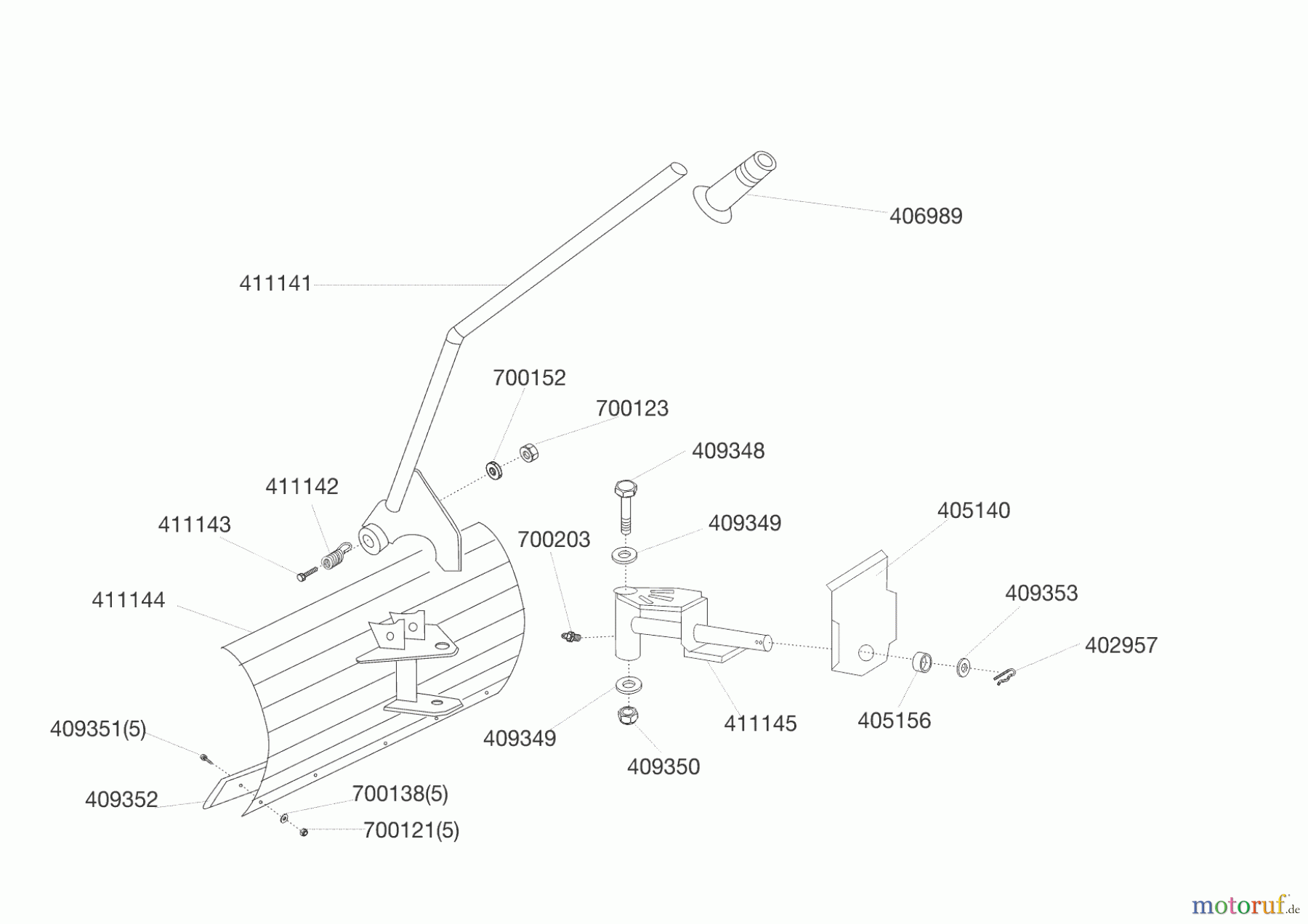 AL-KO Gartentechnik Zubehör Gartentechnik UNIVERSALSCHNEERÄUMSCHILD RS 850 01/2012 Seite 1