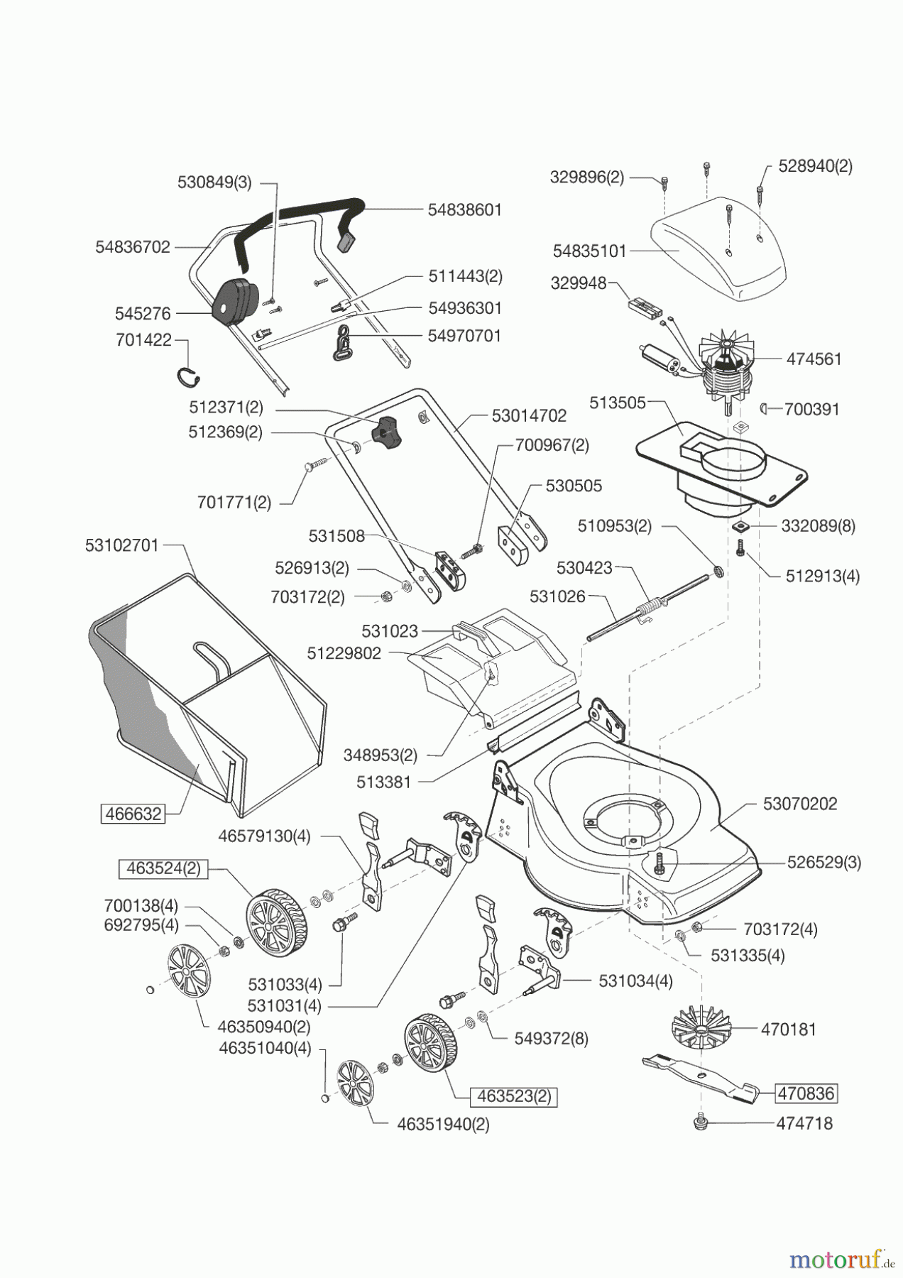 AL-KO Gartentechnik Elektrorasenmäher Selection SL 46 E 01/2012 - 01/2013 Seite 1