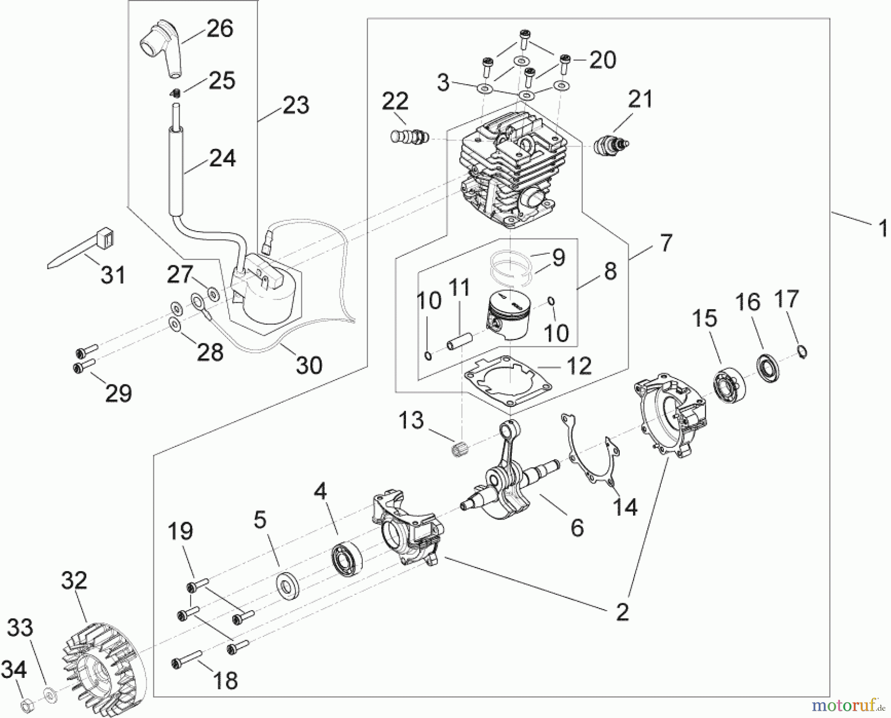  Solo by AL-KO Gartentechnik Kettensägen 646 S.Nr. 7399 ->;  022012 Druck 9 646 702 ab 02/2012 [SN: S.Nr. 7399 ->;  022012 Druck 9 646 702] Seite 1