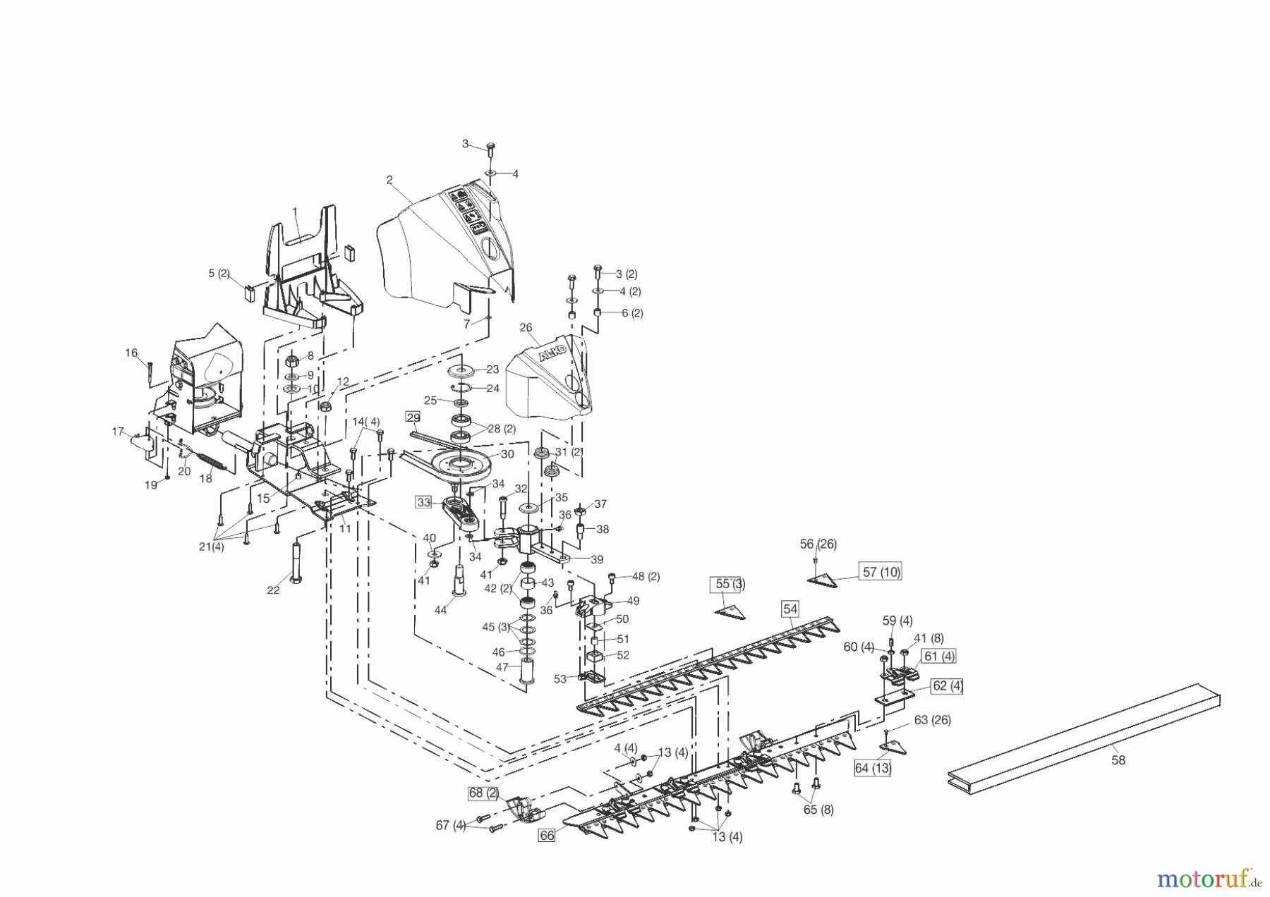 AL-KO Gartentechnik Balkenmäher BM 660 III 04/2012 - 07/2013 Seite 1