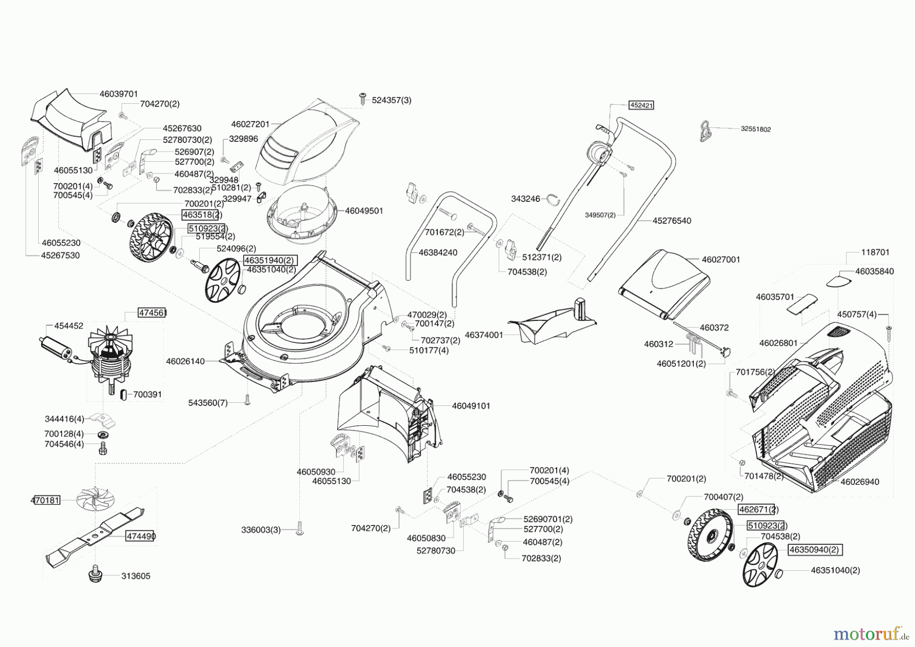 AL-KO Gartentechnik Elektrorasenmäher SILVER COMFORT 46E ab 04/2012 Seite 1