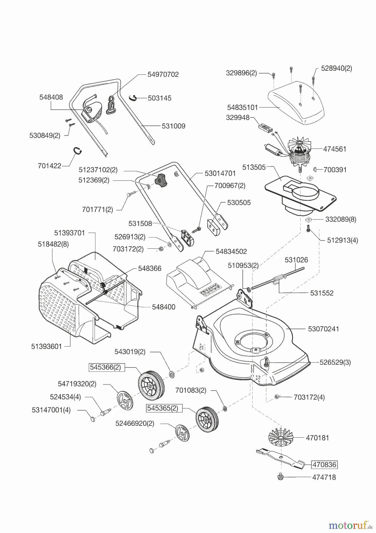 AL-KO Gartentechnik Elektrorasenmäher 46 E ab 04/2012 Seite 1