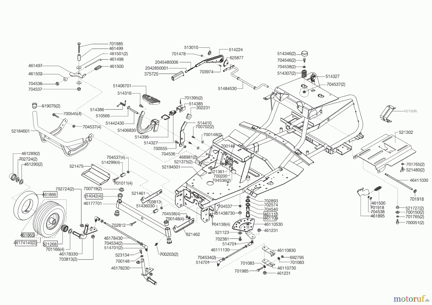 AL-KO Gartentechnik Rasentraktor GL135M PROLINE 07/2012 Seite 2